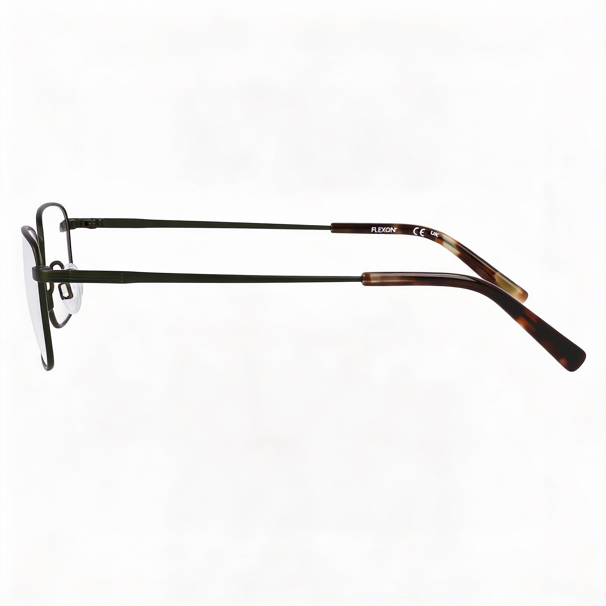 Flexon H6068 Unisex Eyeglasses, Flexon Frame in Matte Moss, Non- Polycarbonate Lenses, 56mm, Photo 3