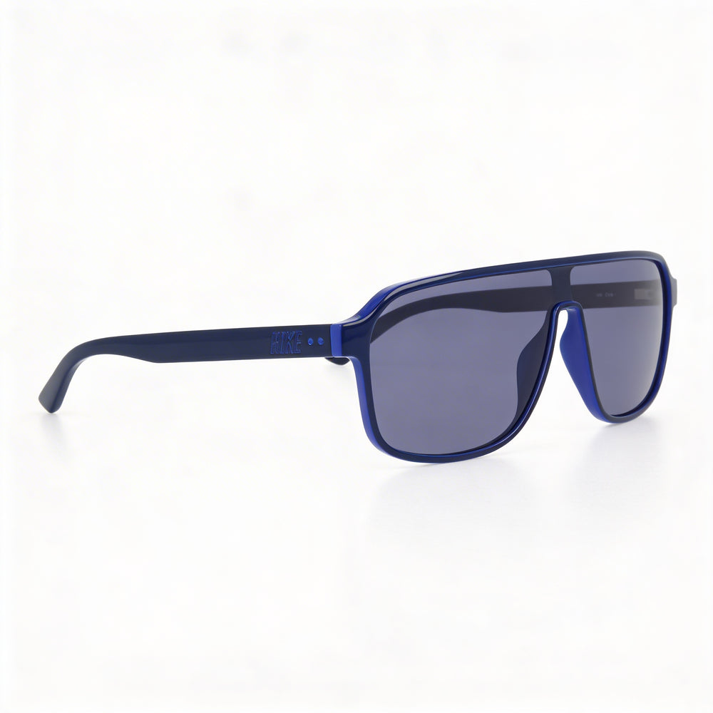 Nike Vintage Flyer Unisex Blue Plastic Frame Polycarbonate Blue Lens 100% UVA/UVB Protection Sunglasses 64mm