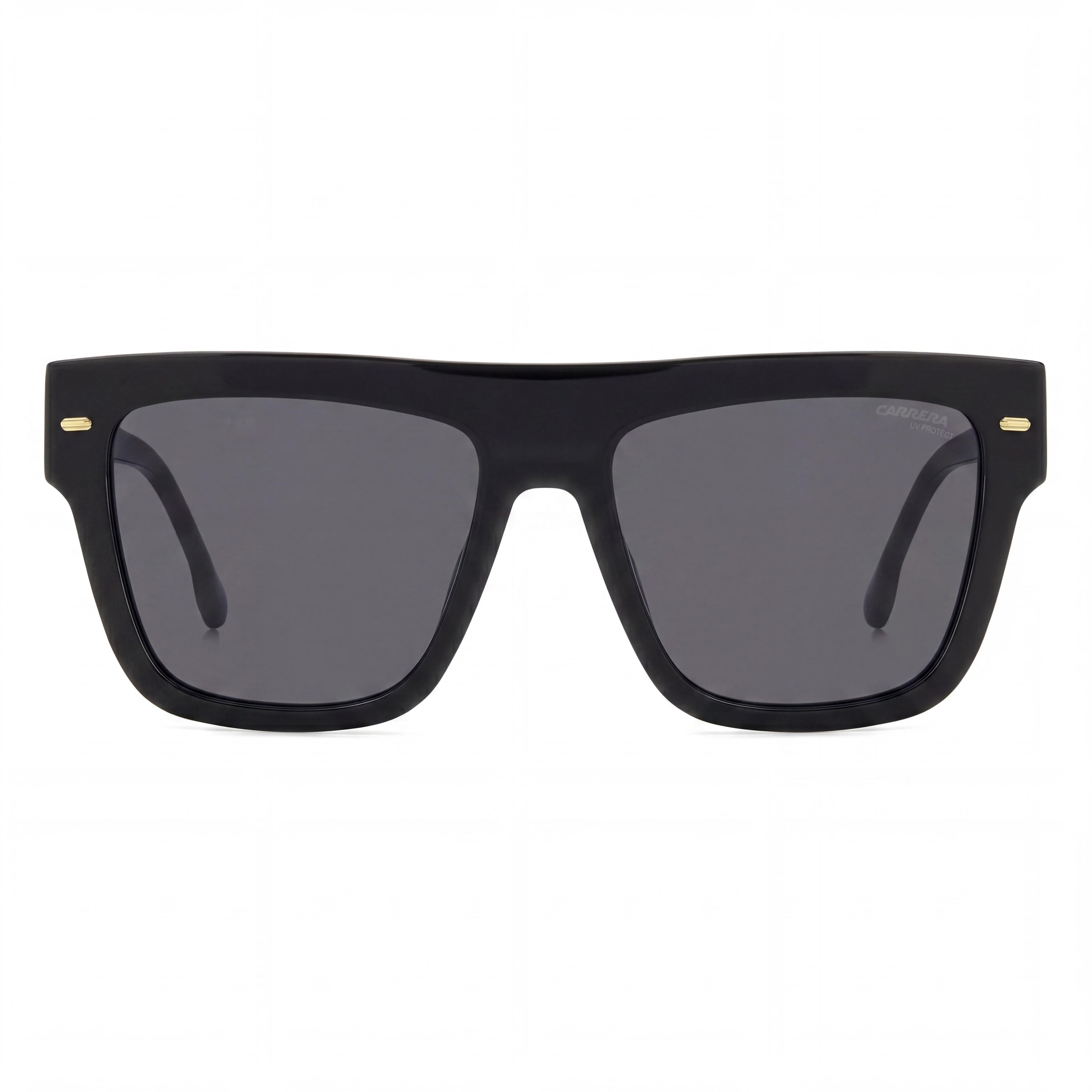 Carrera 3016/S Women's Black Grey Acetate Frame with Black Non-Polarized UV 400 Lenses 55-17-140, Photo 2
