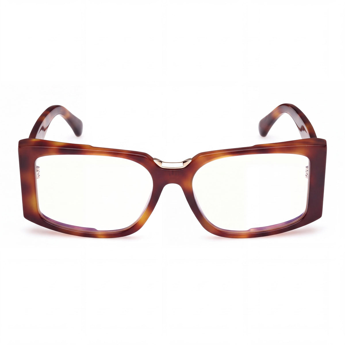 MaxMara 5157-B Women's Classic Sunglasses, Dark Havana Blue Filter Plastic Frame, Polycarbonate Lens, 54mm, Photo 2
