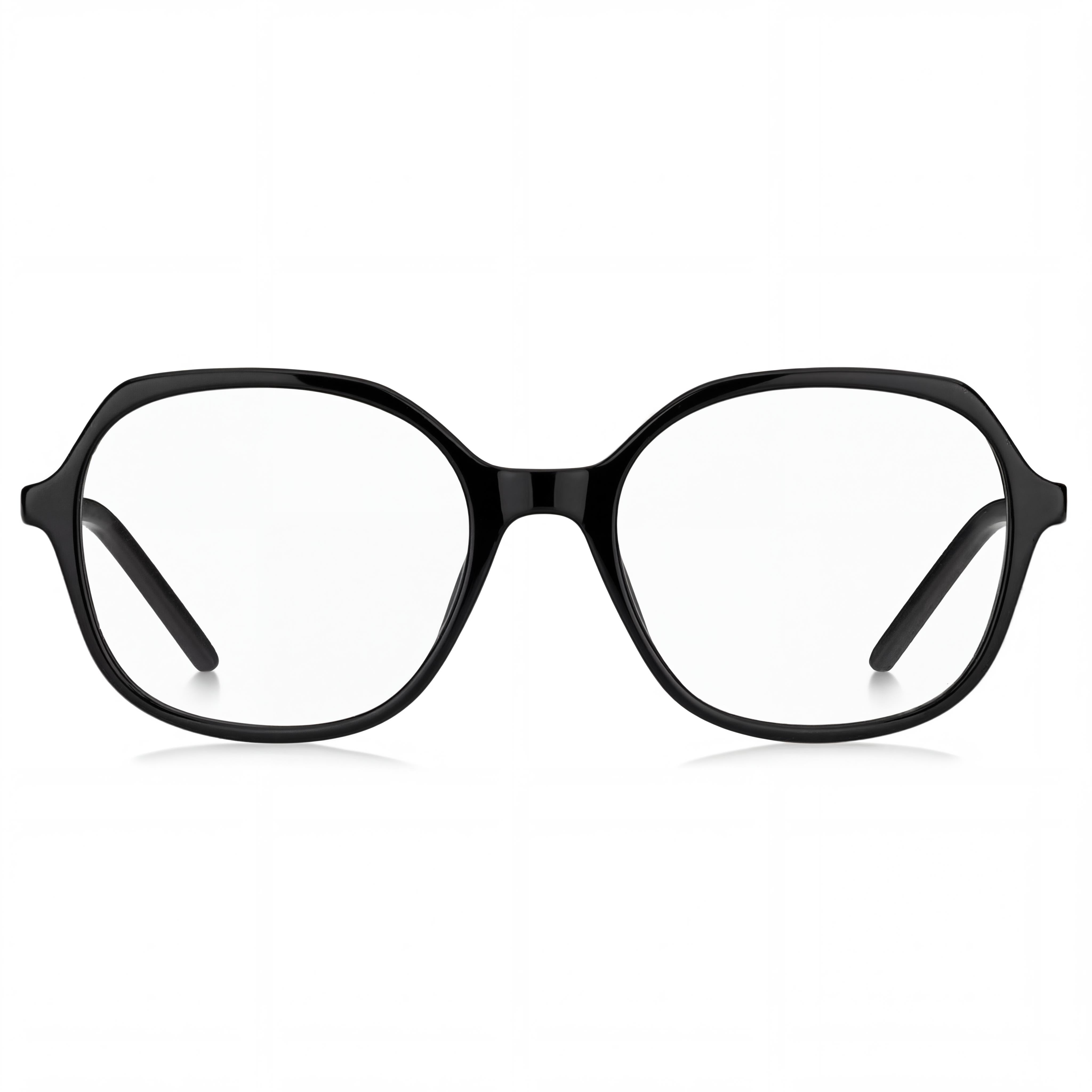 Marco de gafas ópticas de acetato negro Marc 512 de Marc Jacobs para mujer, 50 mm de ancho de lente, con lentes de demostración, Photo 2