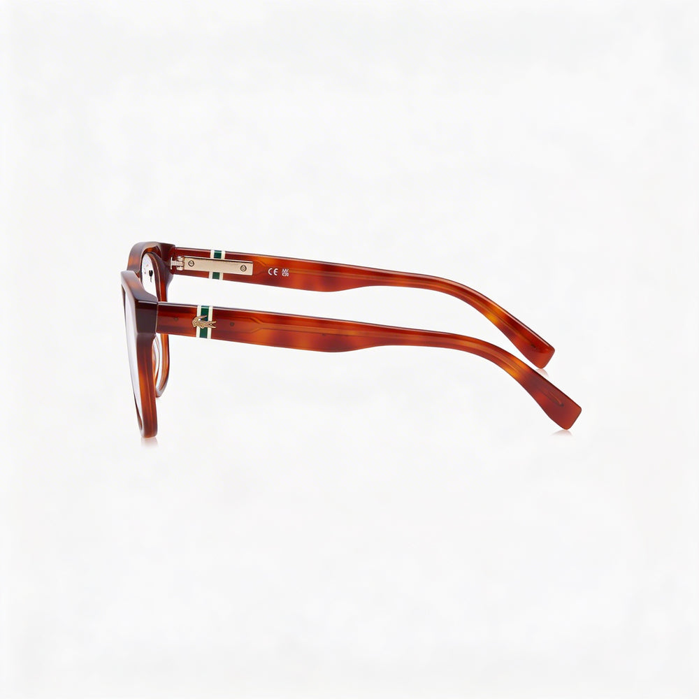 Lacoste Casual L2933 Women's 54mm Blonde Havana Acetate Optical Frames with Polycarbonate Lenses