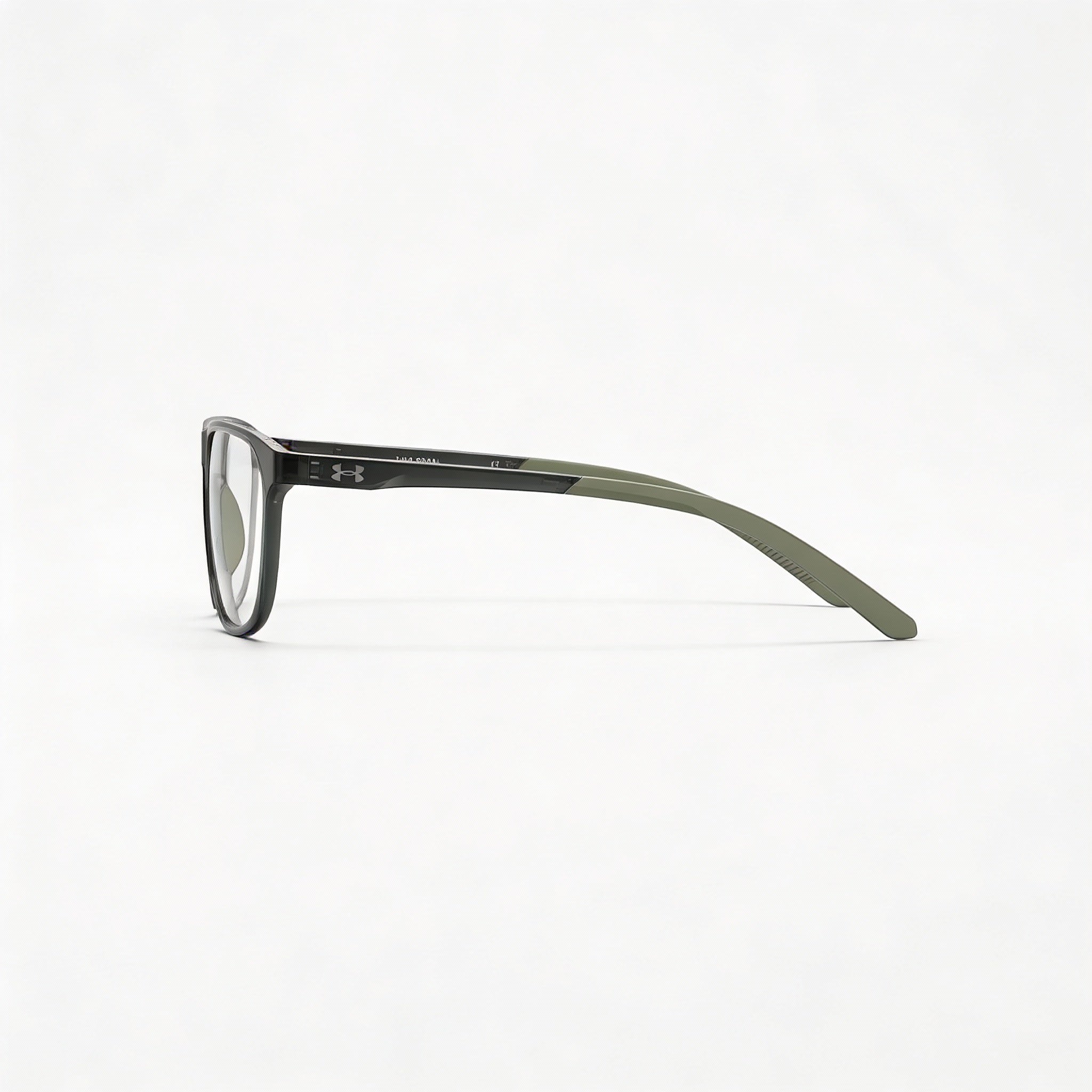 Under Armour Modern Women's Eyewear featuring a Green Crystal Polyamide Frame and a 55mm Lens Width, Photo 3
