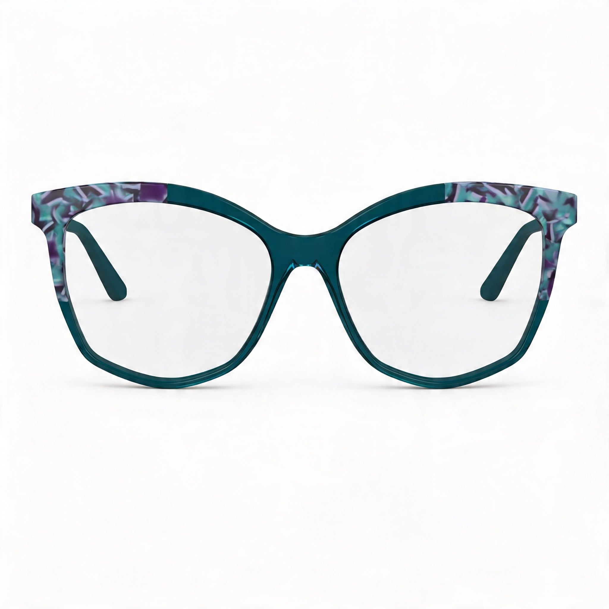 KARL LAGERFELD Kl6154 Unisex Acetate Frame Sunglasses, Blue Marble Blue, Polycarbonate Lenses, 55mm, Photo 2
