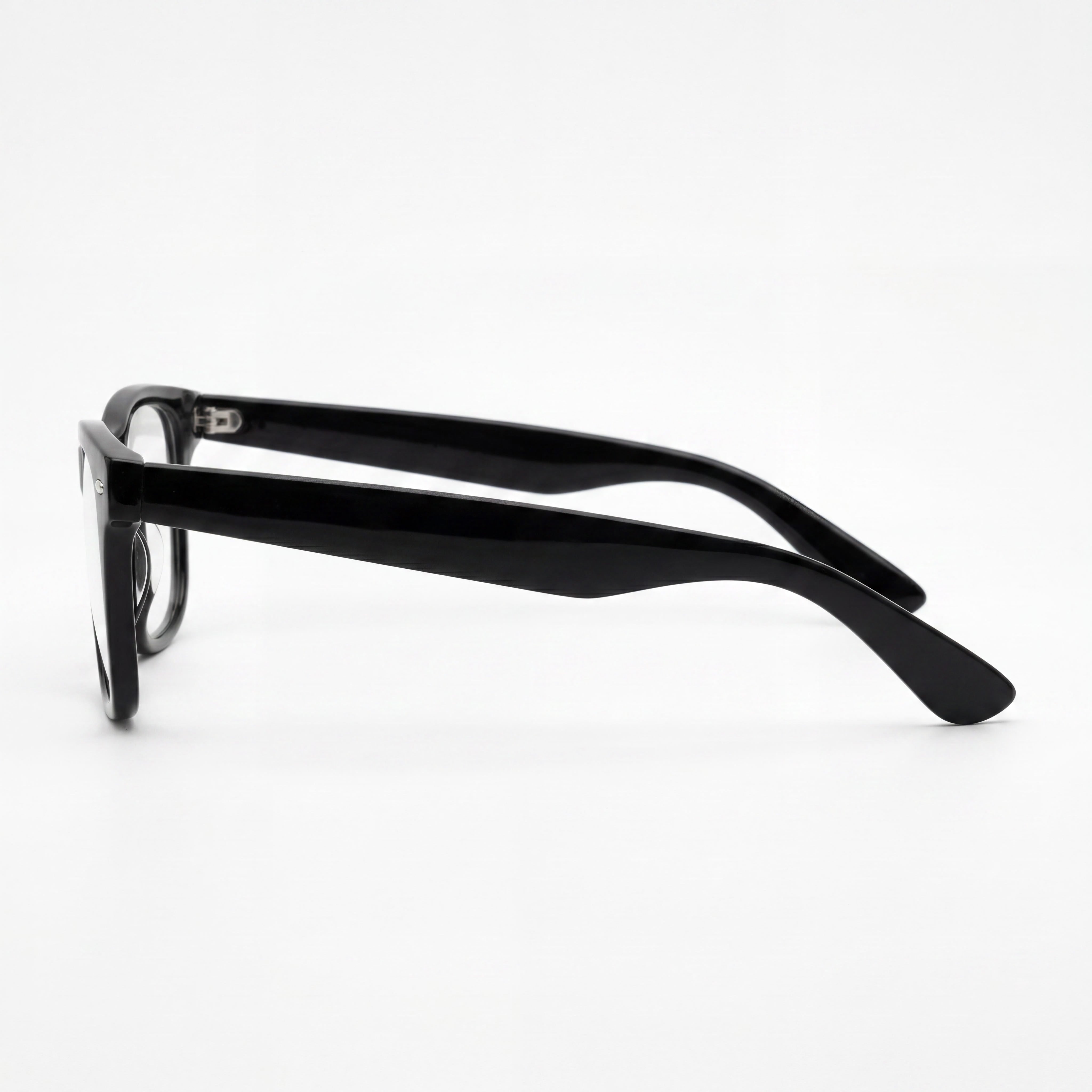 rag & bone RNB7032/G KB7 Transparent Grey Acetate Full Rim Square Eyeglasses, Lens Width 54mm, Men's, Photo 3