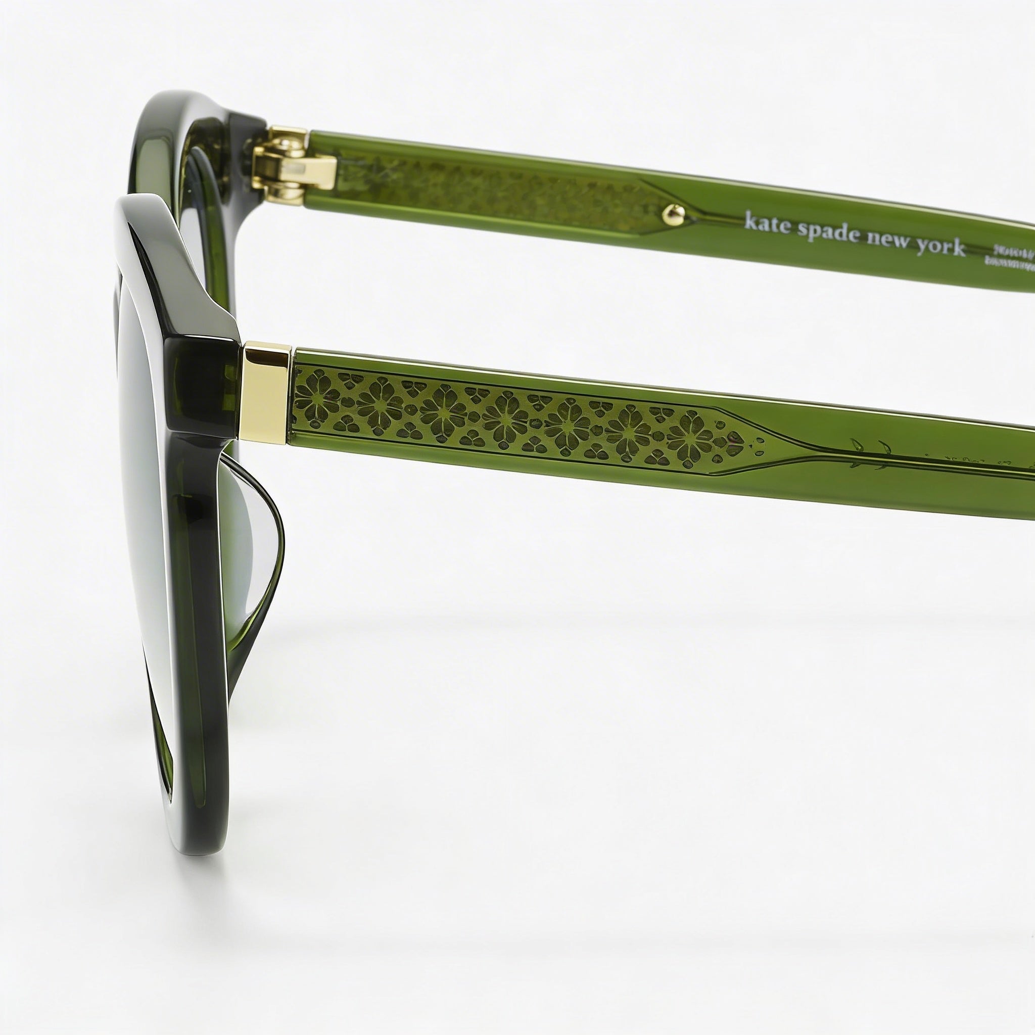 Gafas de sol Kate Spade New York Lillian/G/S para mujer, de plástico, con protección UV, color verde cristal, 53 mm, no polarizadas, Photo 3