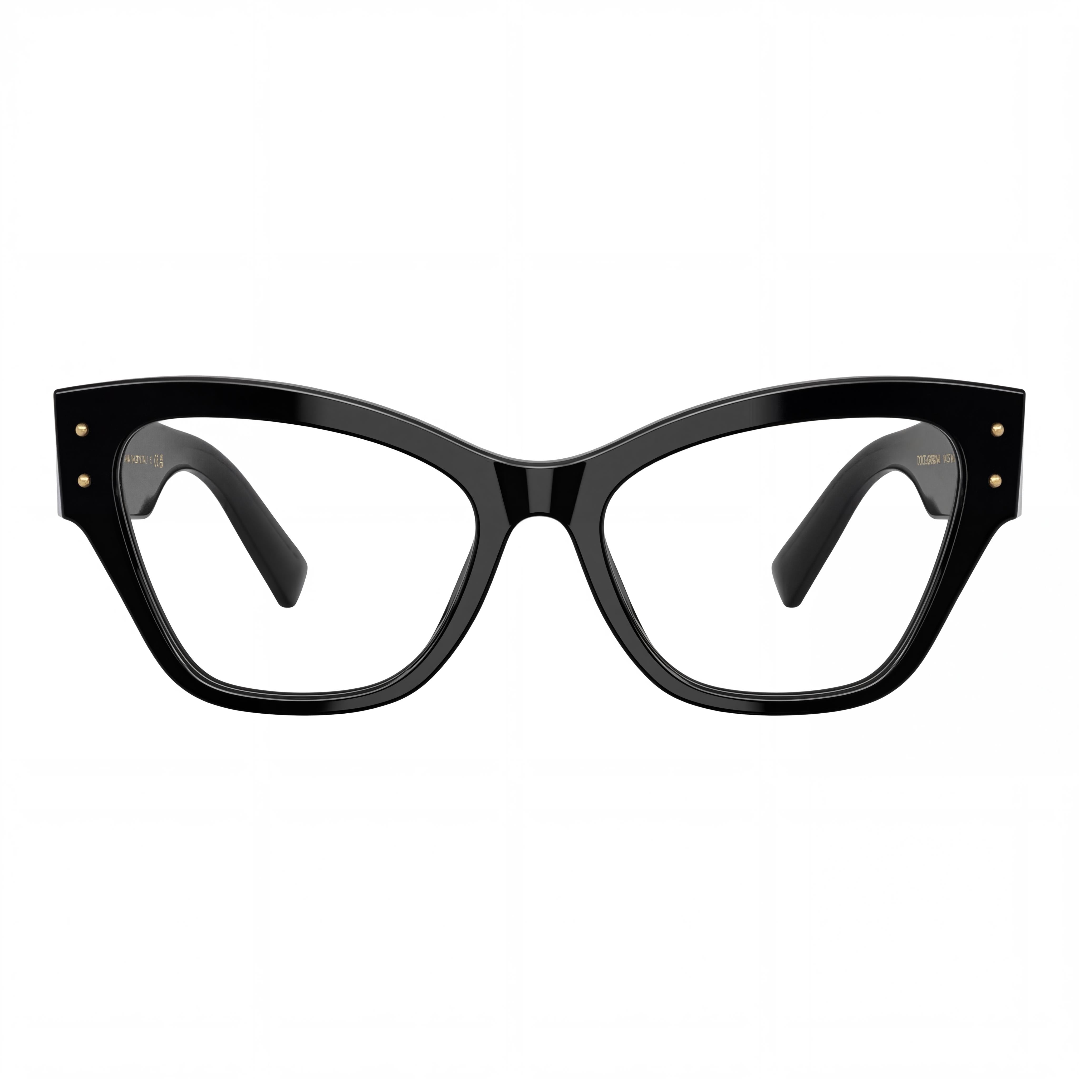 Dolce & Gabbana Tf2091b Women's Black Acetate Frame Eyeglasses with Clear Lenses - 53mm Lens Width, Photo 2