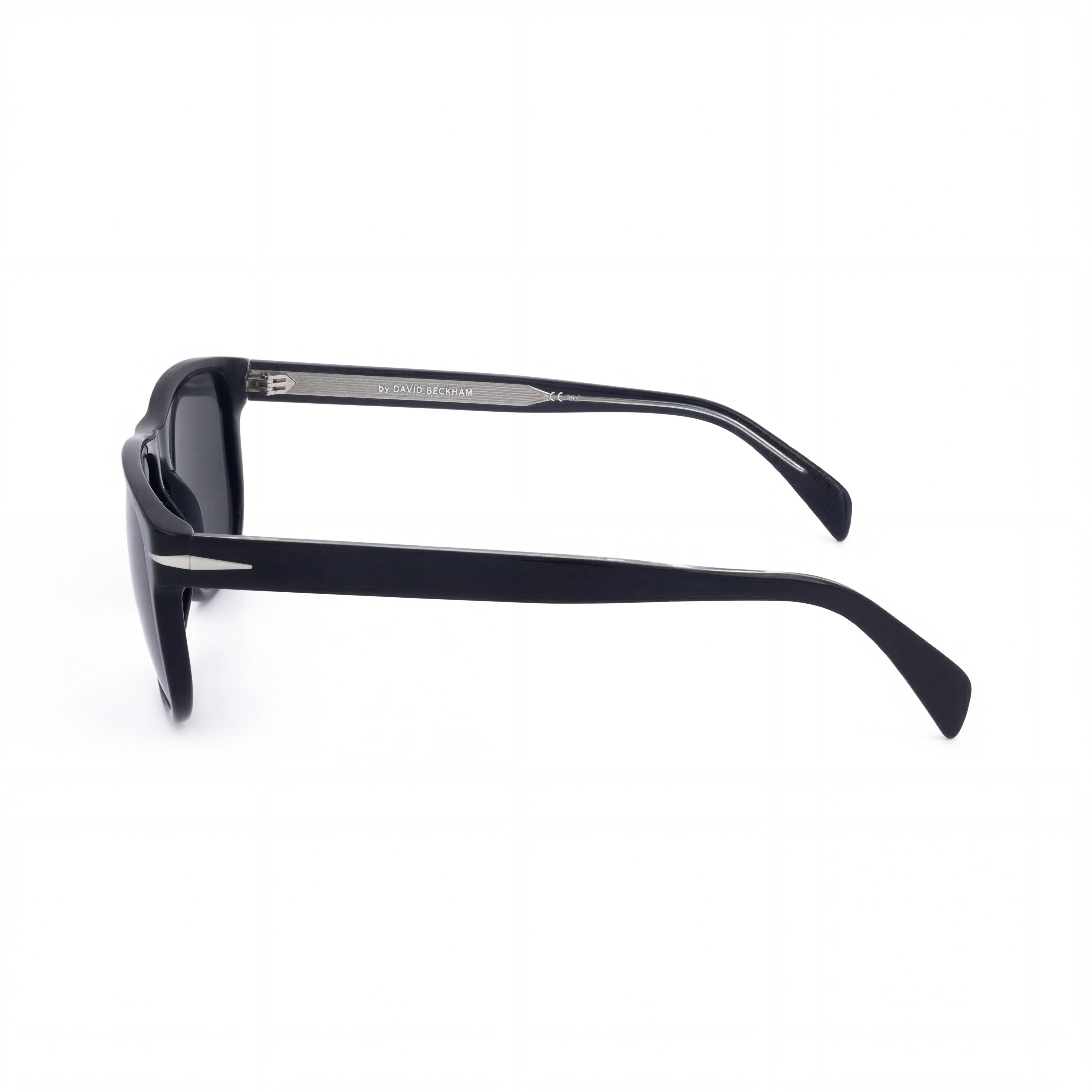 David Beckham Db 1060/s Casual Unisex Sunglasses with Black Acetate Frame and Polycarbonate Black Lenses 57mm, Photo 2