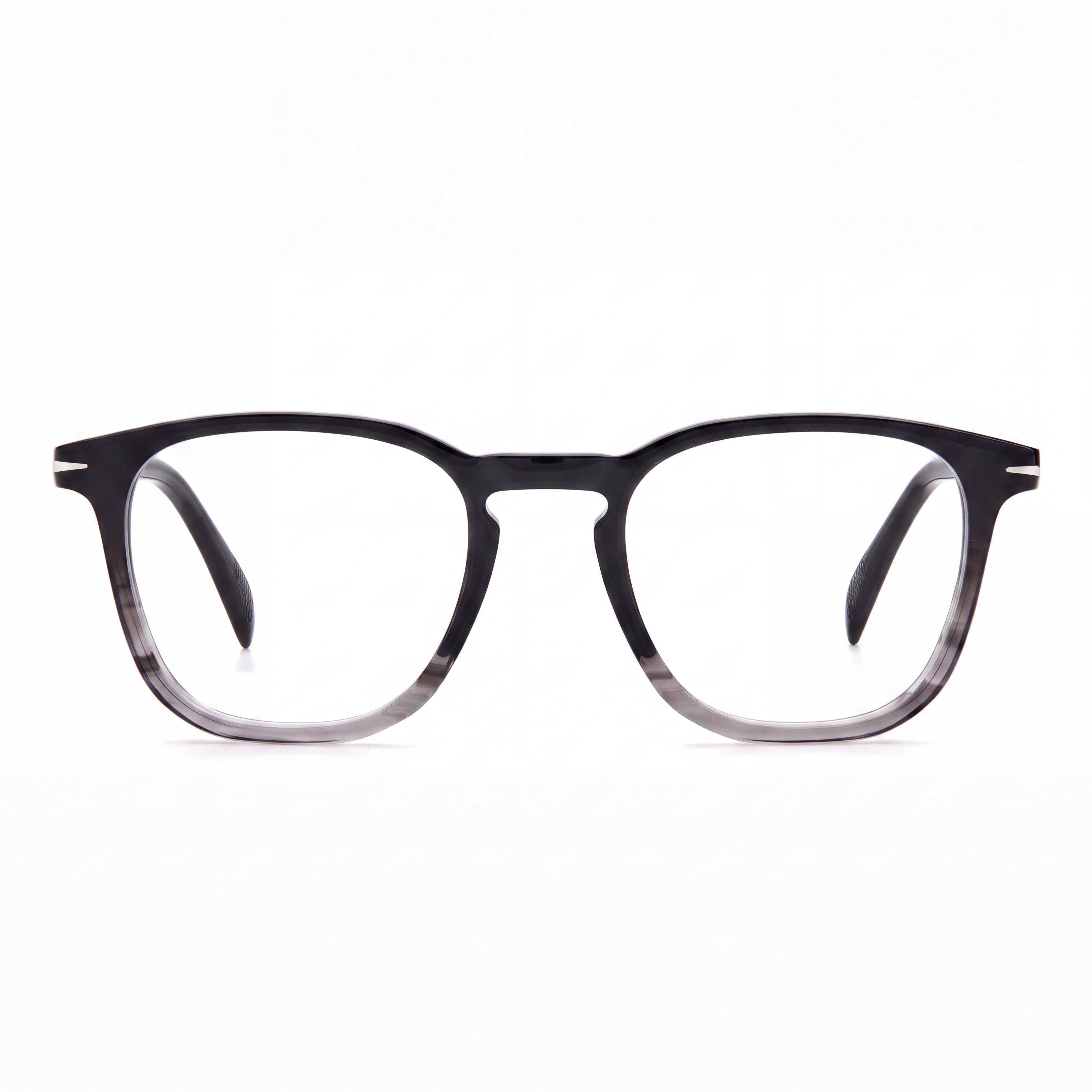 David Beckham Db 1050 Unisex Plastic Black Greyhorn 49mm Eyeglasses, Photo 2
