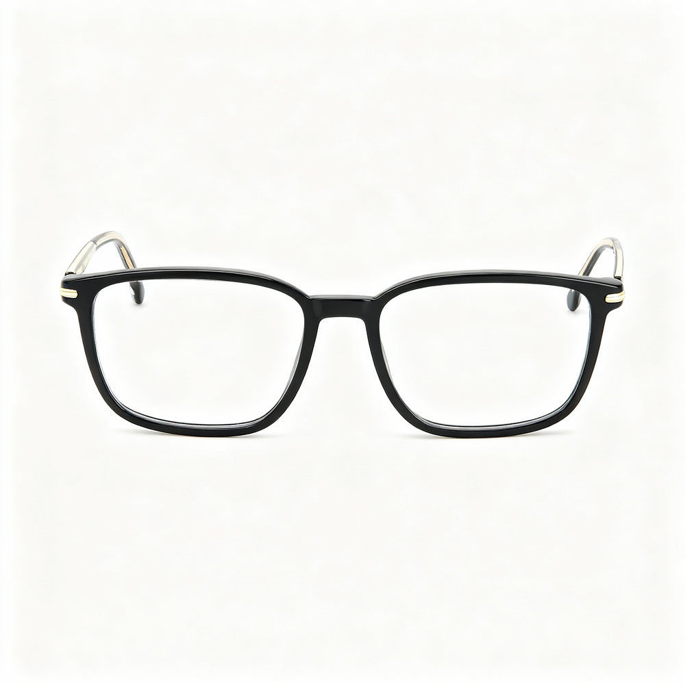 Carrera 292 Unisex Rectangular Square Cellulose Frame Polycarbonate Non-Polarised Sunglasses Black 55mm