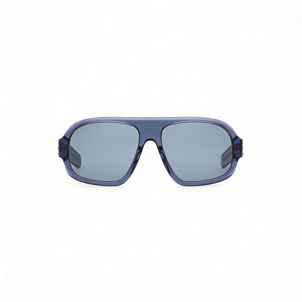 Gafas de sol Adidas Originals Or0125 para hombre, montura azul claro brillante, ancho de lente 59 mm, ancho de puente 16 mm, largo de patilla 140 mm
