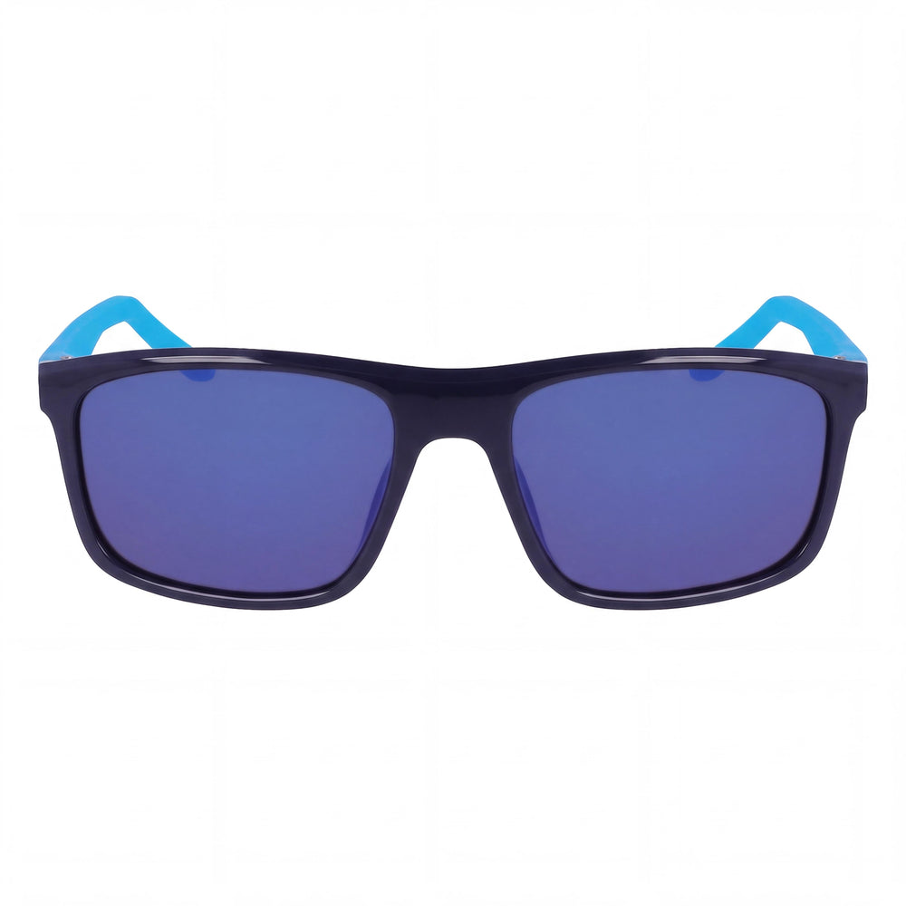 Nike FD1818 Unisex Injected Plastic Obsidian Polar Blue Frame Blue Flash Mirror Lenses UV Protection 54mm