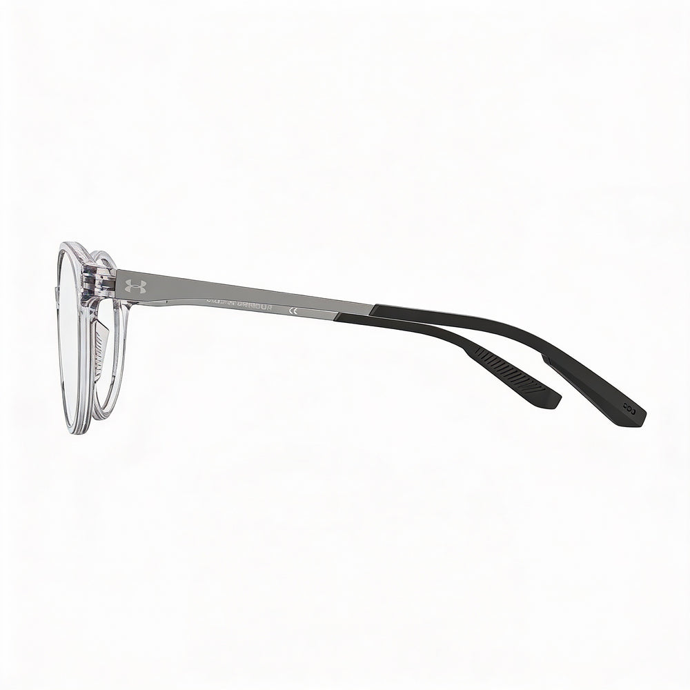 Gafas de sol unisex Under Armour Modern UA 5027 de acetato cristal, redondas, no polarizadas, de policarbonato, de 50 mm