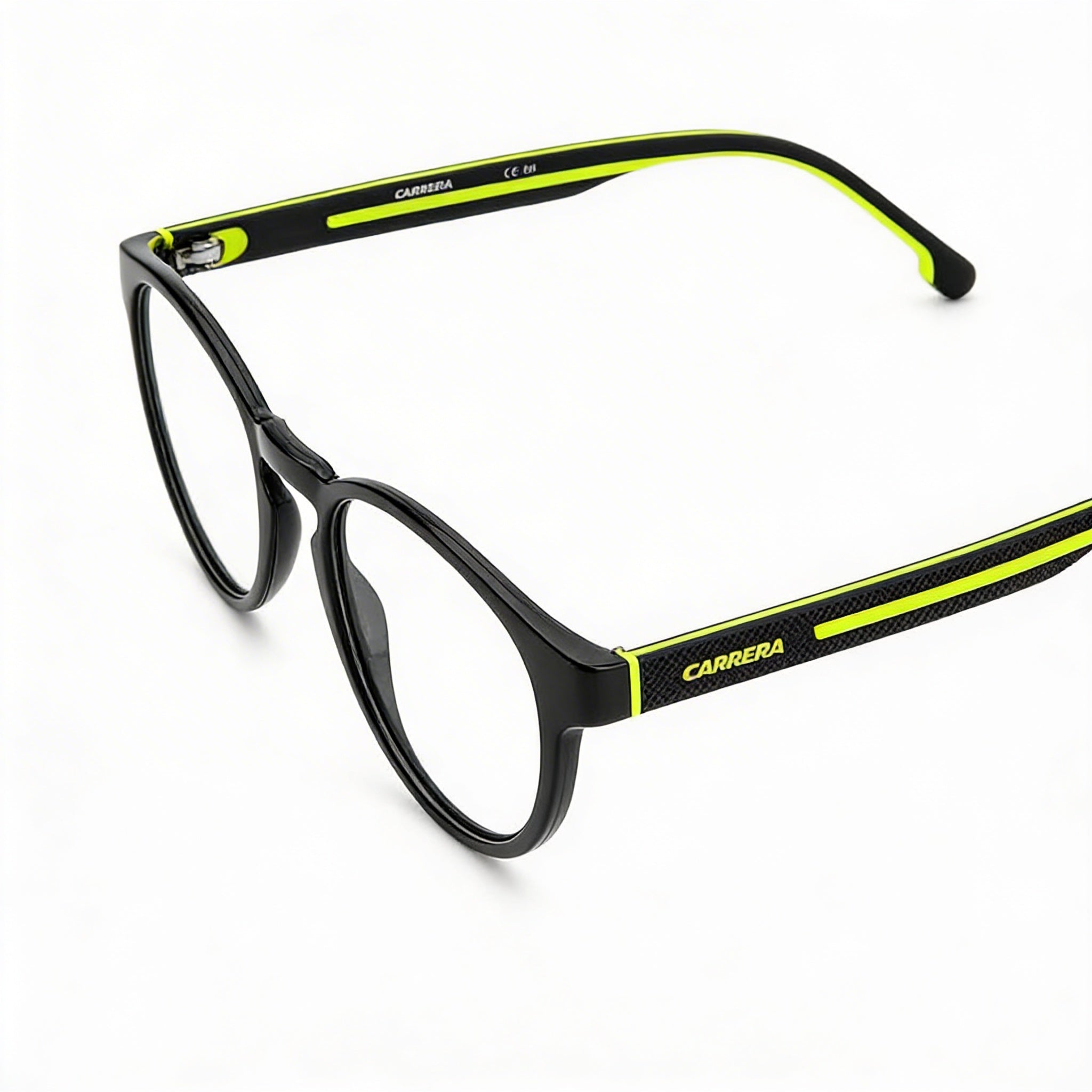 Carrera CARRERA 8886 Gafas Unisex Casual Ovaladas de Plástico Negro Verde Lentes Sin Demostración Talla 50, Photo 3
