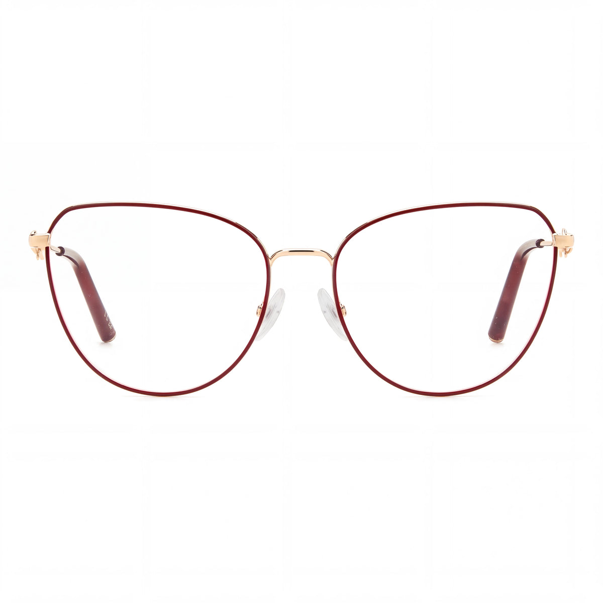Gafas de sol Carolina Herrera clásicas para mujer, color rojo y dorado, metálicas, no polarizadas, con lentes multicolor, 56mm, Photo 2