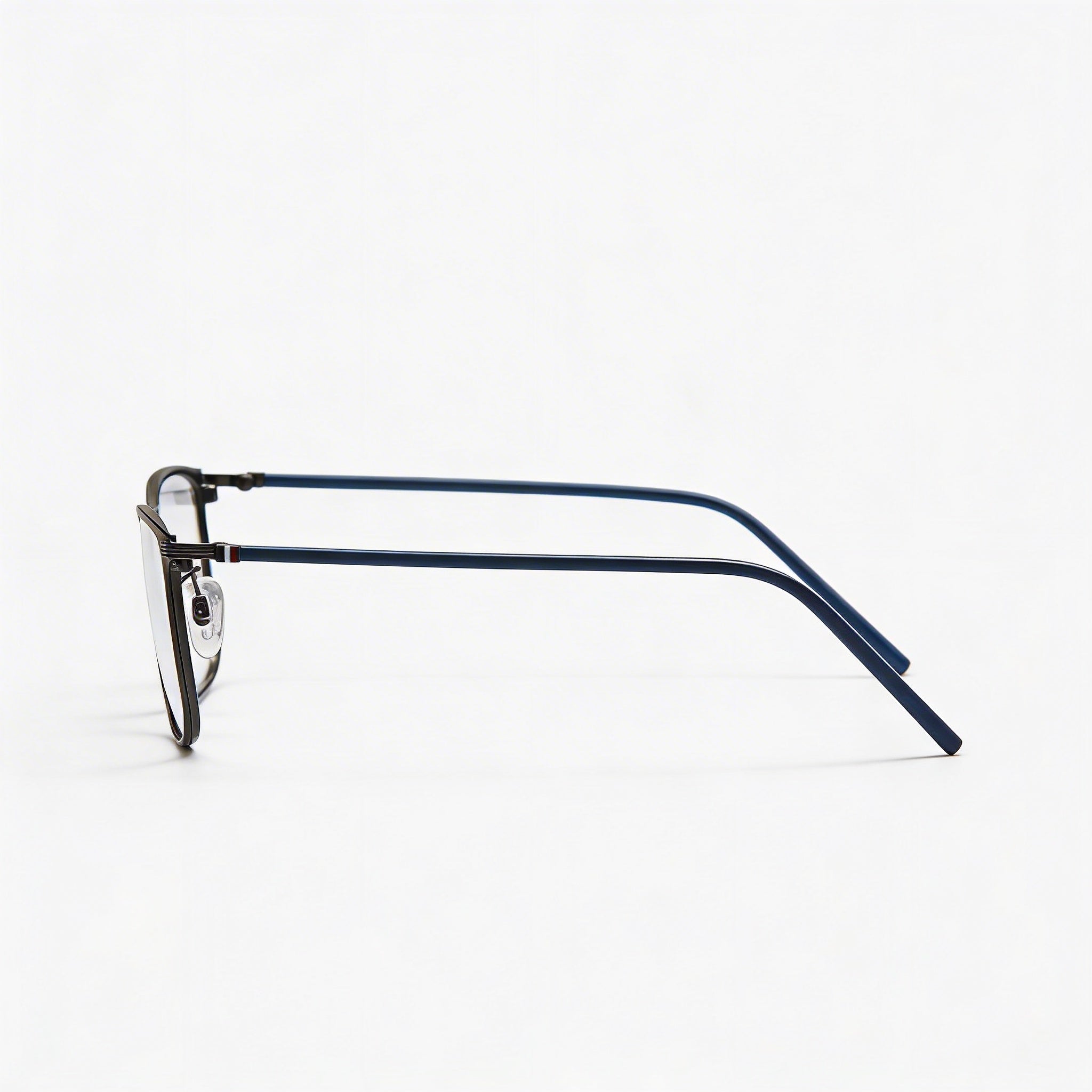 Gafas Tommy Hilfiger Random para hombre con montura de acero de aleación y lentes de policarbonato, color negro, talla 54-16-150, Photo 2