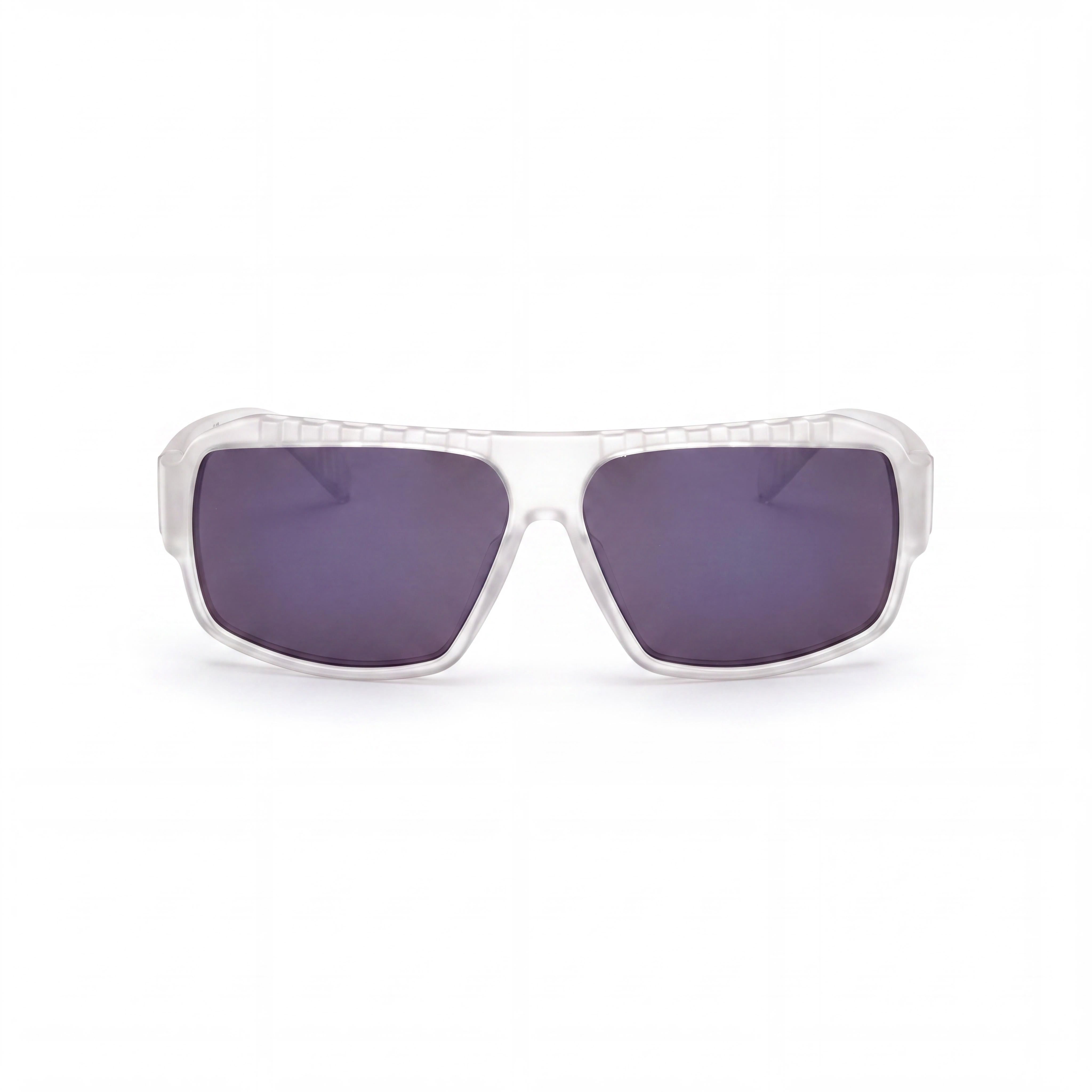 adidas Contemporary Unisex Pilot Style Crystal Plastic Frame Blue Mirror Non-Polarized Sunglasses 62mm, Photo 2