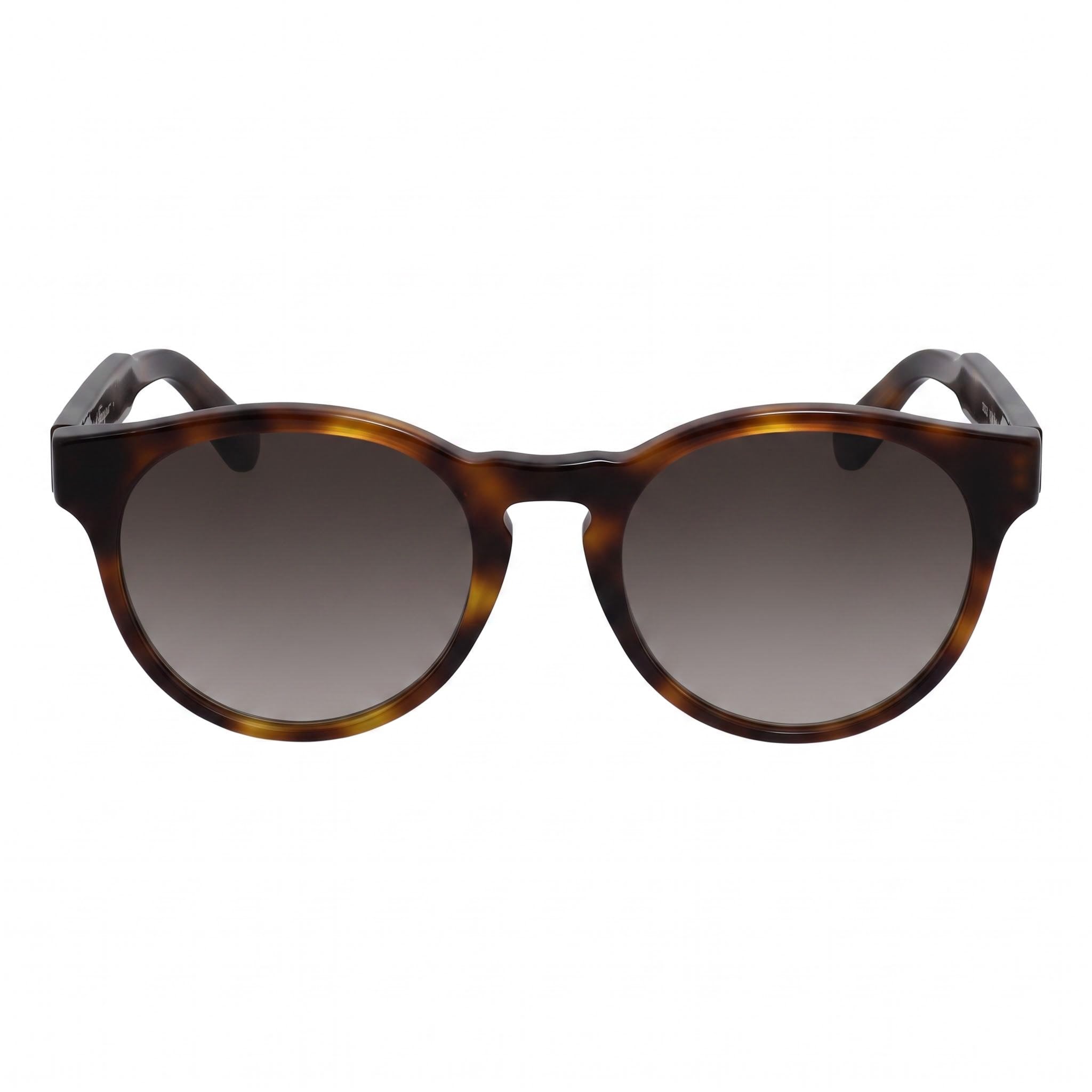 Gafas de sol Salvatore Ferragamo clásicas para mujer, de plástico carey marrón, degradadas, no polarizadas, 100 % protección UV, 52 mm, Photo 2