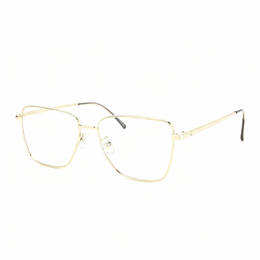 Gafas Carrera 3022 para mujer, montura completa de metal dorado y negro, lentes de 55 mm, puente de 17 mm, patillas de 140 mm