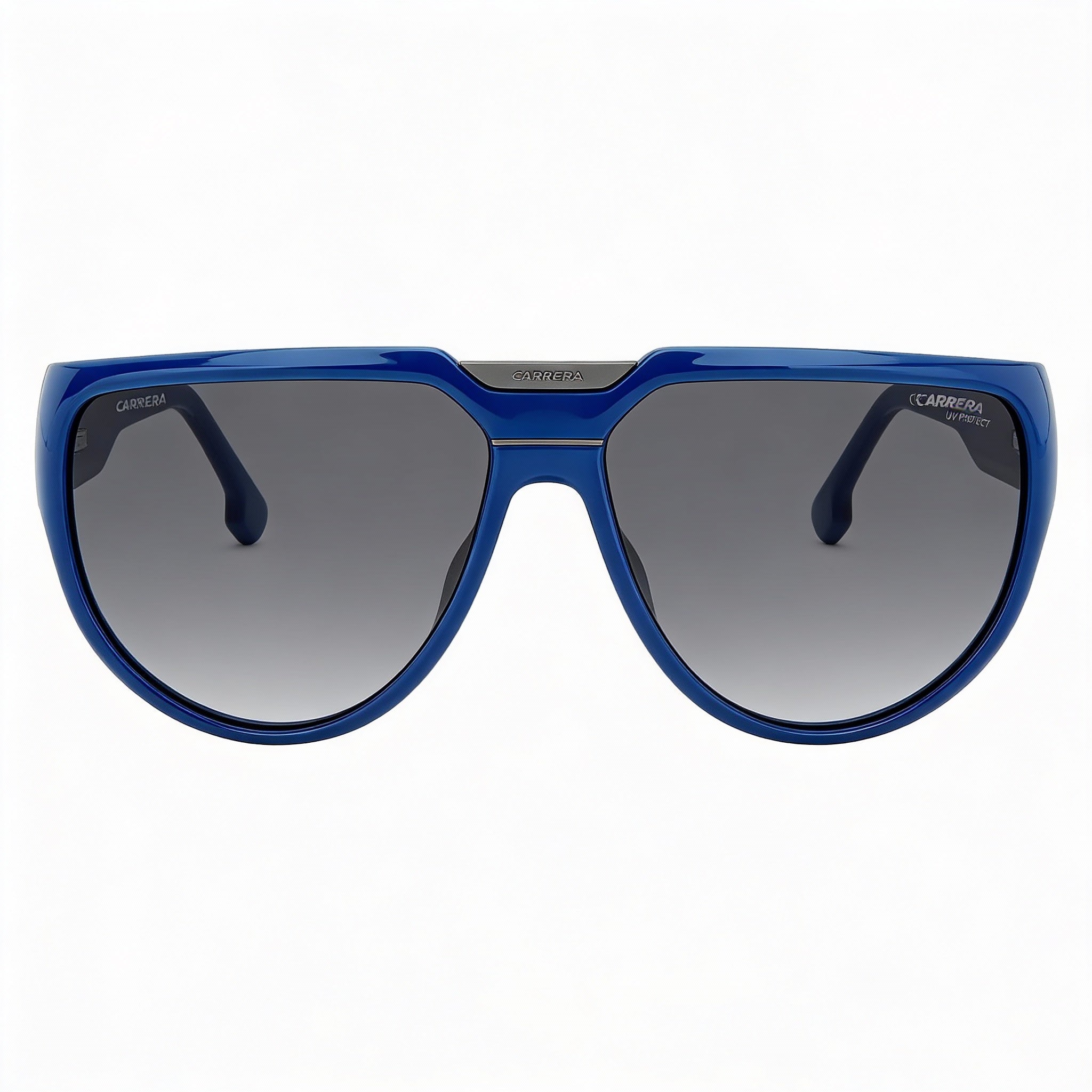 Carrera Contemporary Unisex Blue Grey Shaded Injection Propionate UV Protection Non-Polarized Sunglasses 62mm, Photo 3