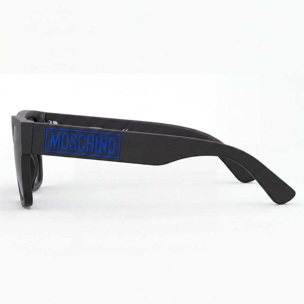 Moschino Casual MOS167/S Men's Matte Black Acetate Frame, Polycarbonate Lenses, Size 57-17-145mm