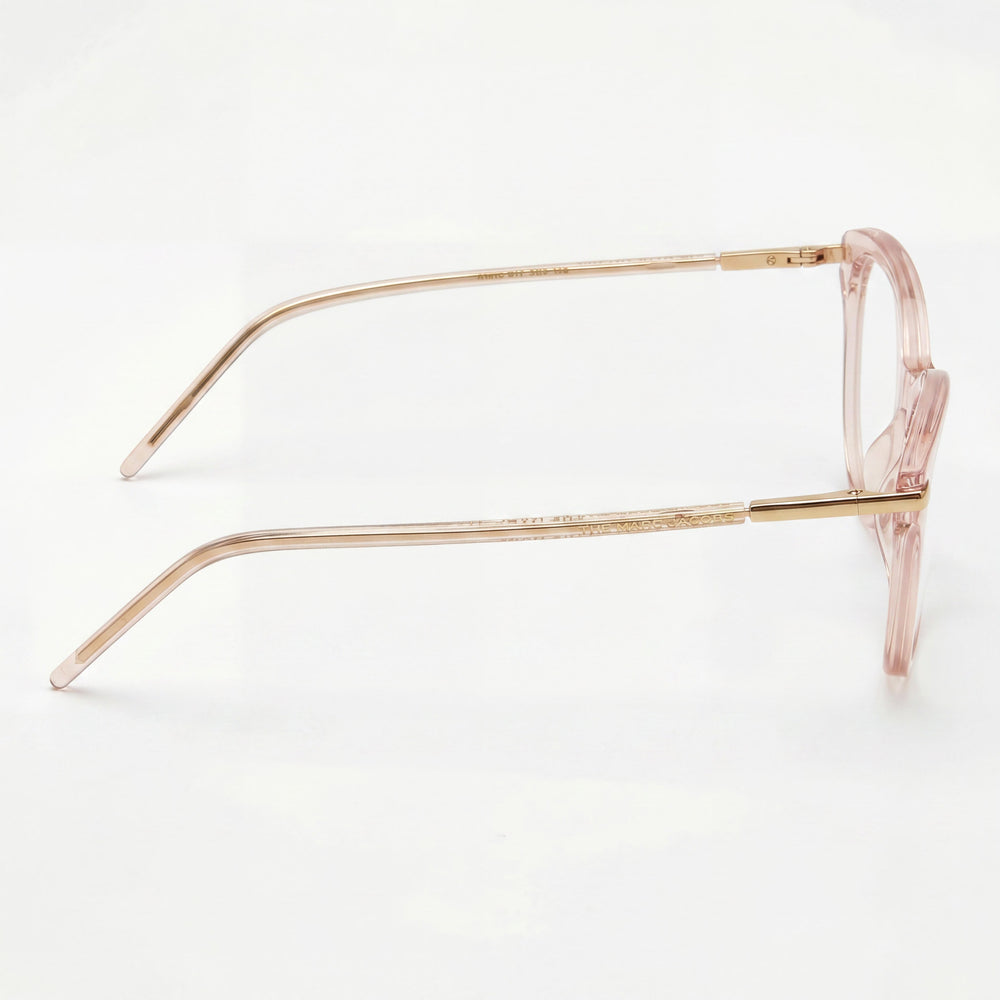 Marc Jacobs Modern Women's Sunglasses with Pink Acetate Frame and Pink Polycarbonate Lenses, UV Protection, Lens Width 52mm