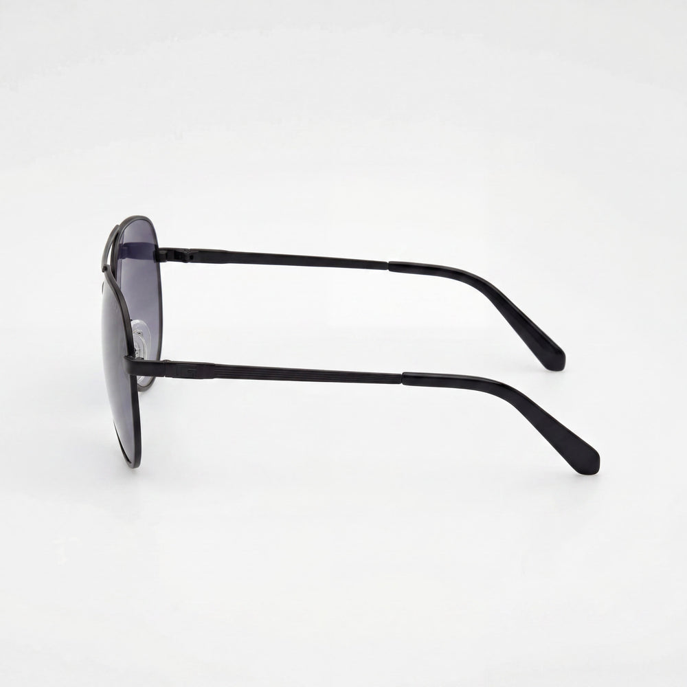 GUESS Gu00209 Unisex Matte Black Metal Frame Smoke Non-Polarized UV 400 Sunglasses 61-14-145