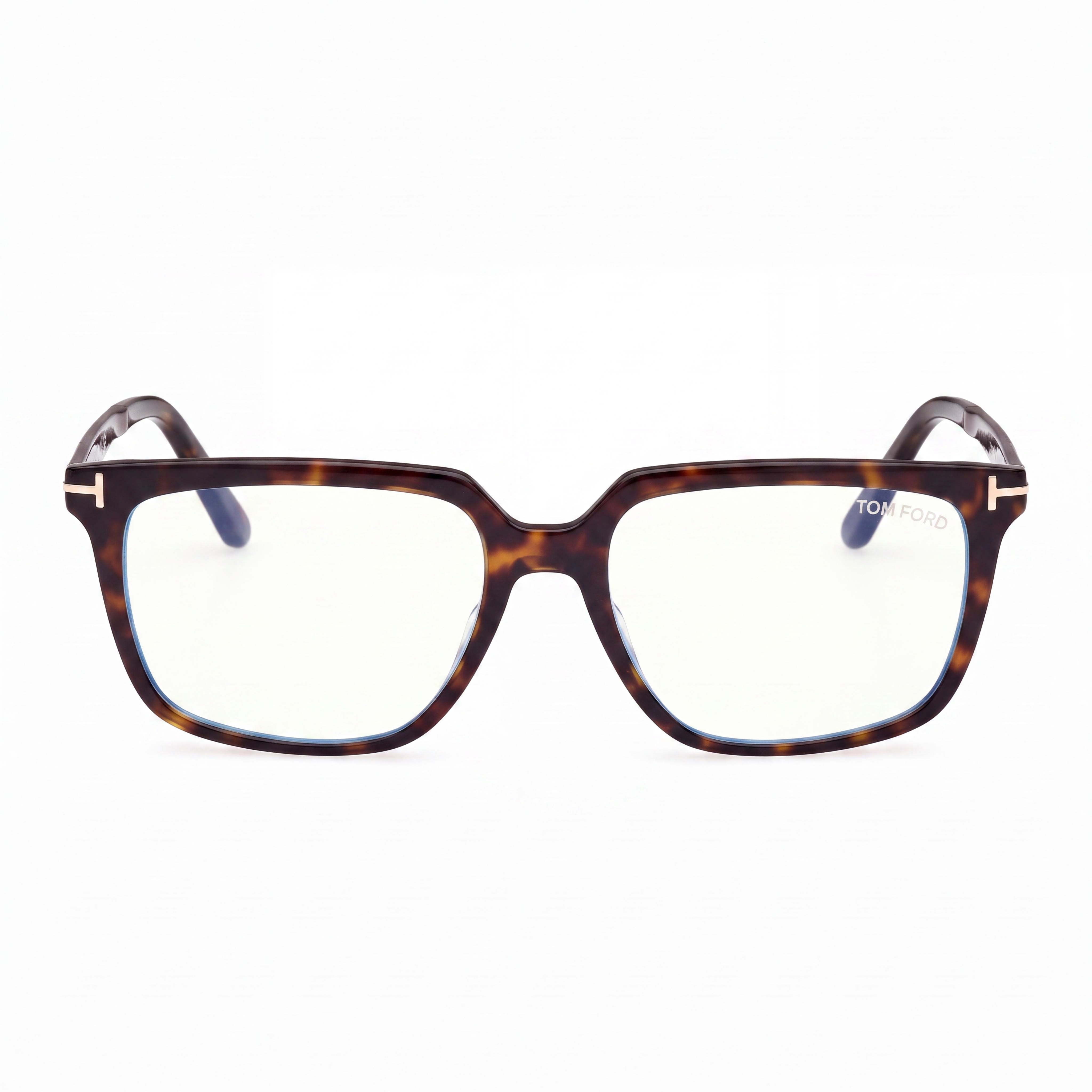 Tom Ford Ft6039-b Unisex Dark Havana Frame, Black Non- Polycarbonate Lenses 54mm, Photo 2
