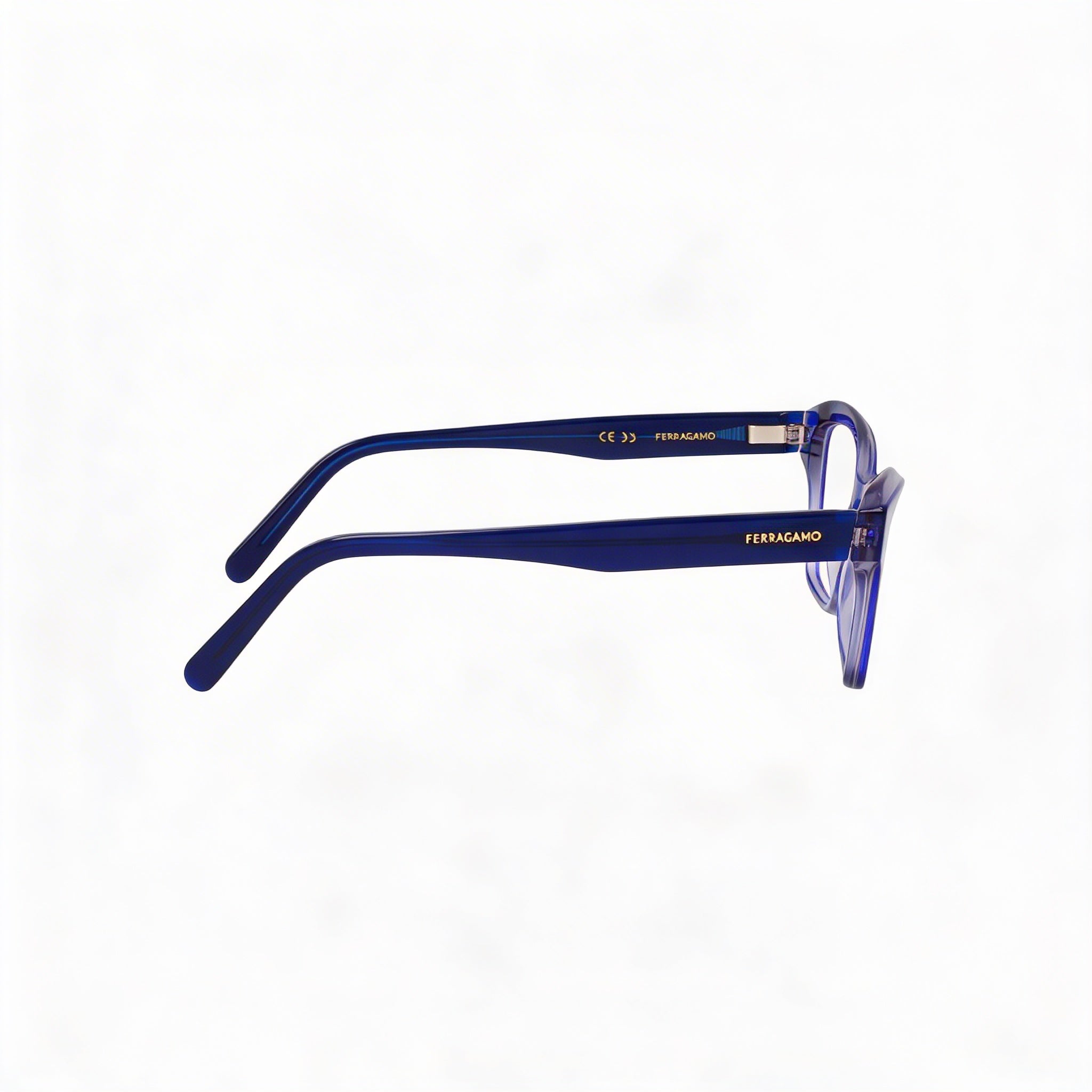 Salvatore Ferragamo SF2951N Modern Women’s Blue/Grey Acetate Frame Polycarbonate Lens Eyeglasses 53mm, Photo 2