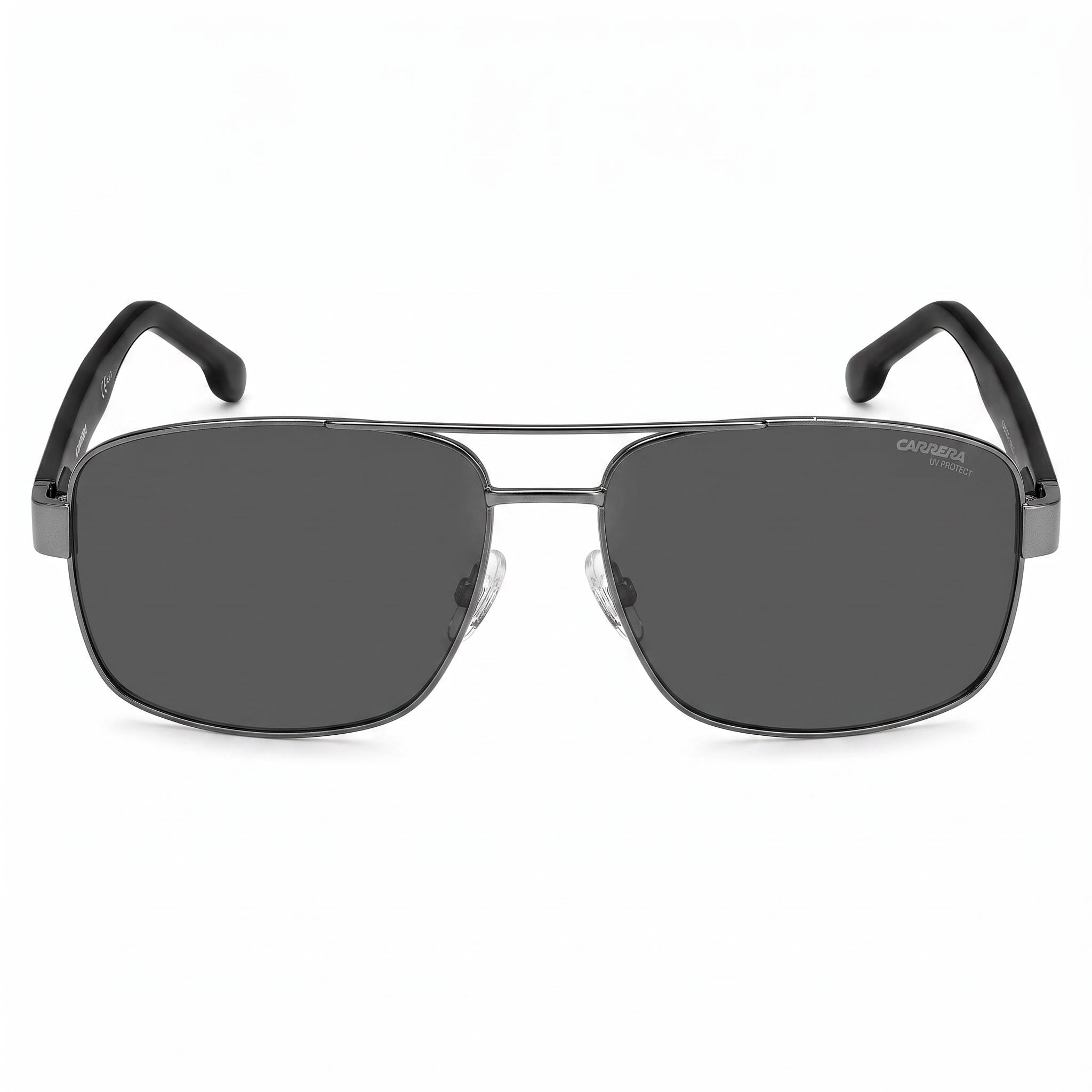 Gafas de sol Carrera Casual unisex, montura de acero inoxidable rutenio oscuro, lentes de policarbonato, con protección UV, 61mm, Photo 2