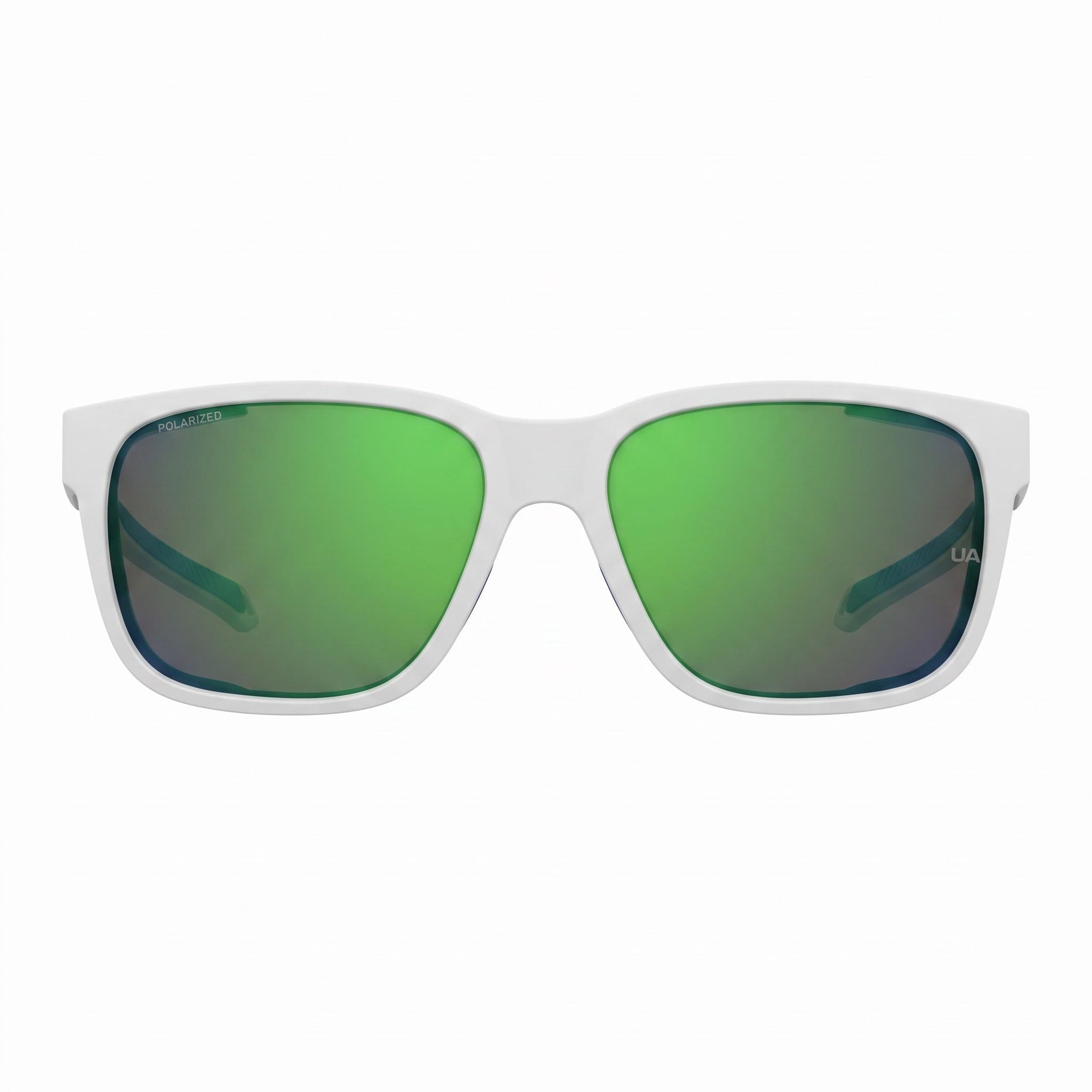 Under Armour Outdoor Women's White Blue Green Polyamide Frame Polarized UV Protection Sunglasses 58mm, Photo 2