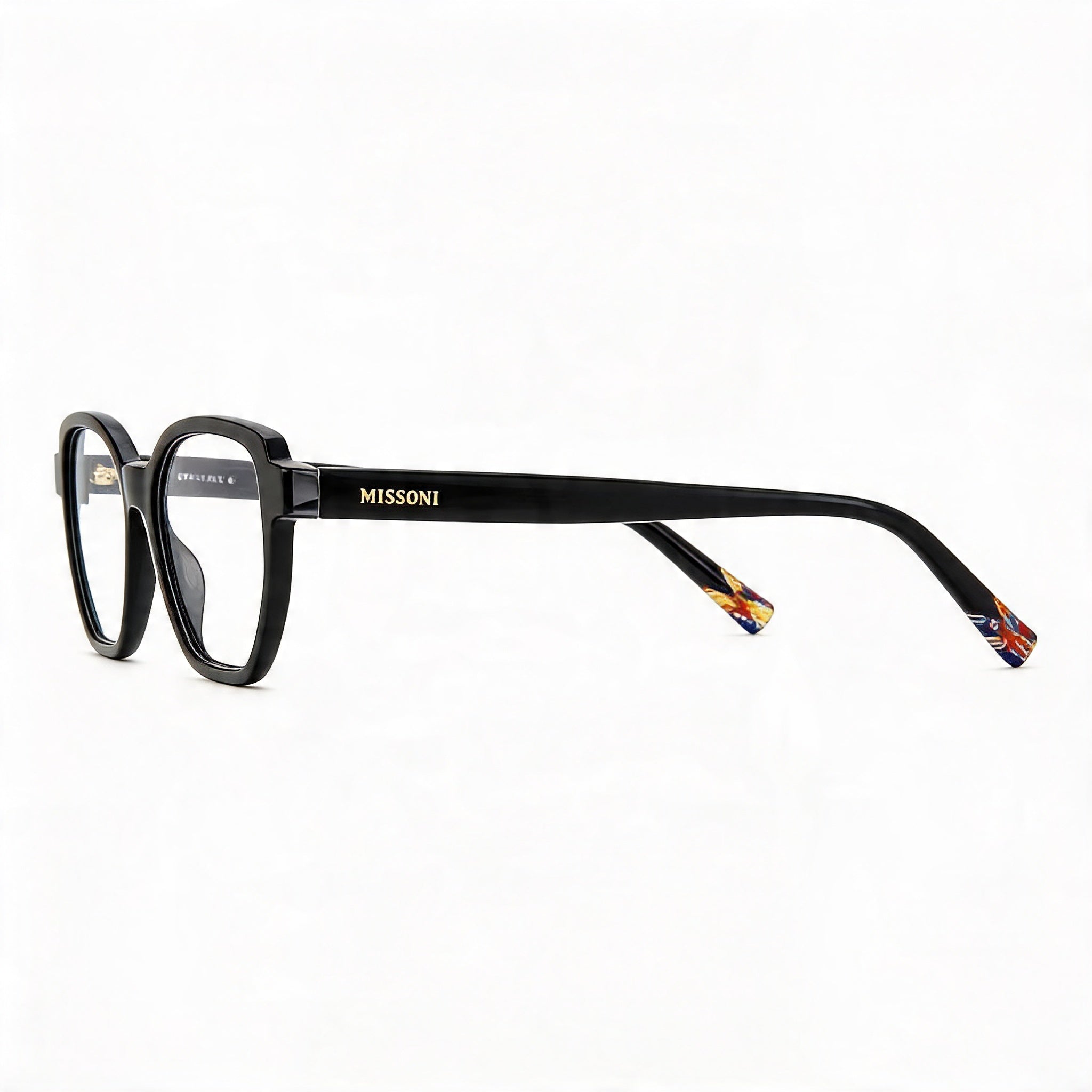 M Missoni Mis 0134 Women’s Black Plastic Frame Polycarbonate Lens Non-Polarized Sunglasses 52mm, Photo 3