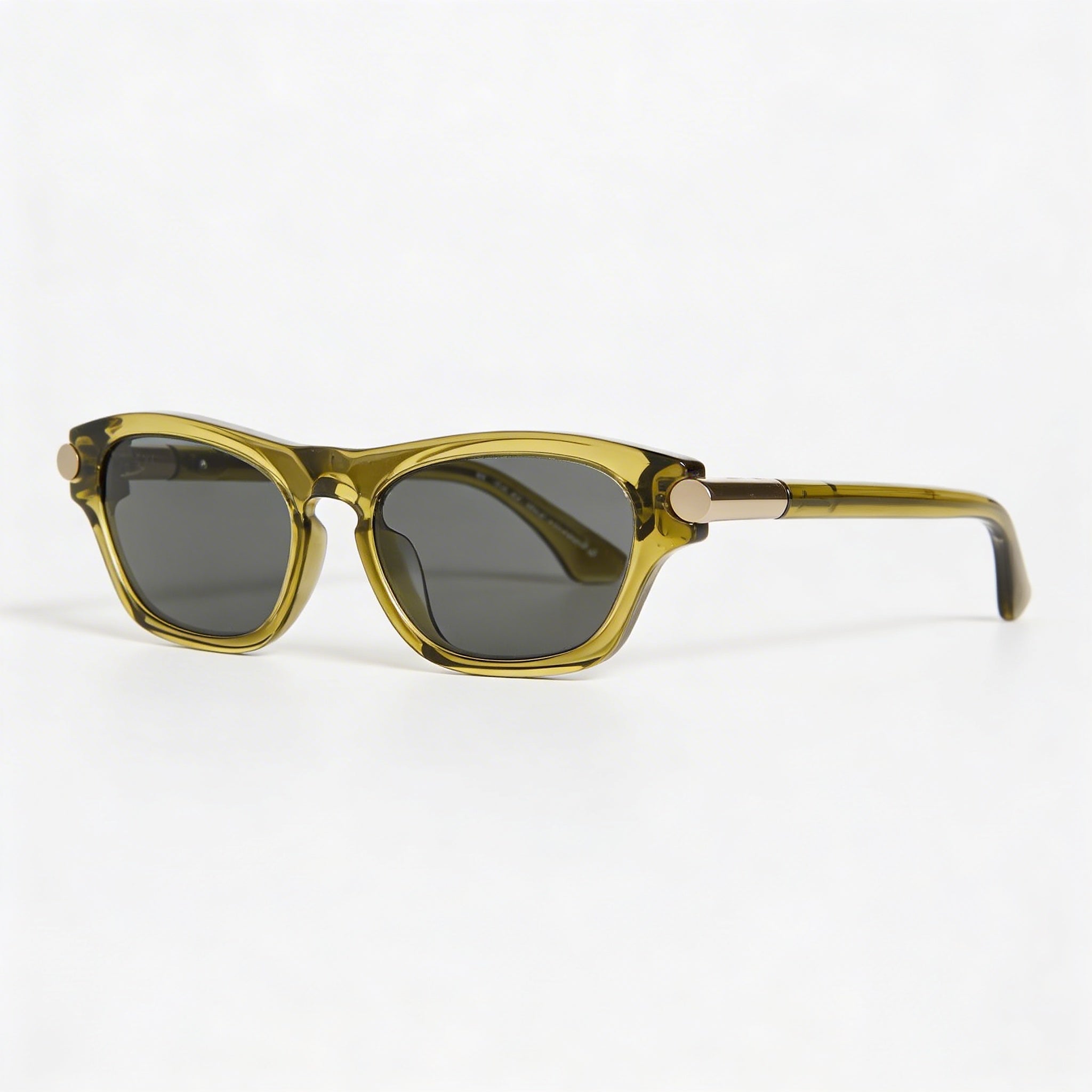 Gafas de sol de mujer Burberry Pillow Collection cateye verdes de acetato con lentes negras, 54 mm de ancho de lente, Photo 3