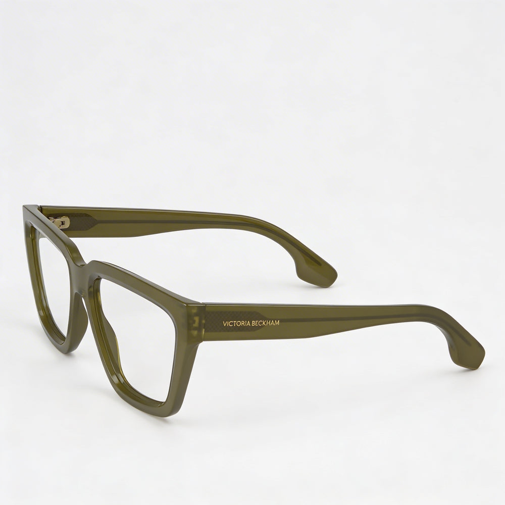 Victoria Beckham Modern VB2658 Women's Acetate Frame Sunglasses featuring Olive Lenses and Frame 53mm