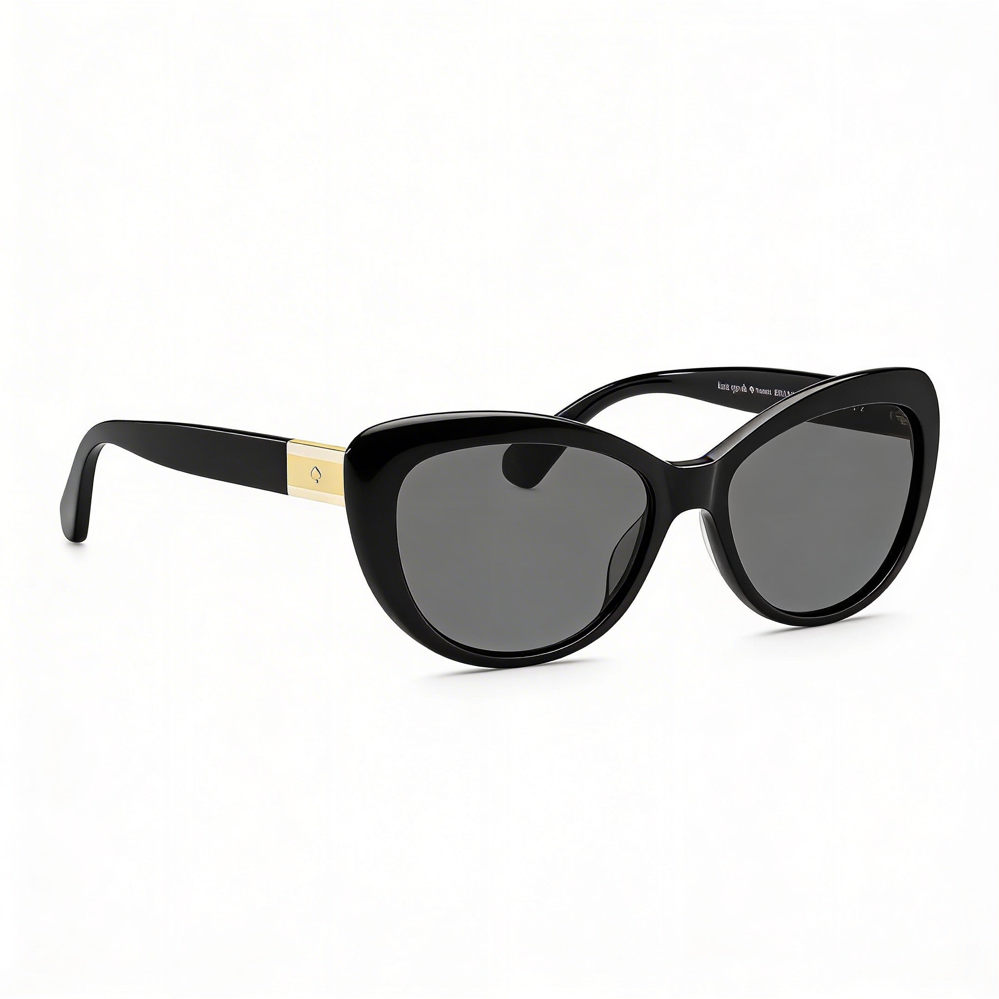 Kate Spade New York Emmalynn/S Women's Black Plastic Frame Polarized UV Sunglasses 54mm, Photo 3