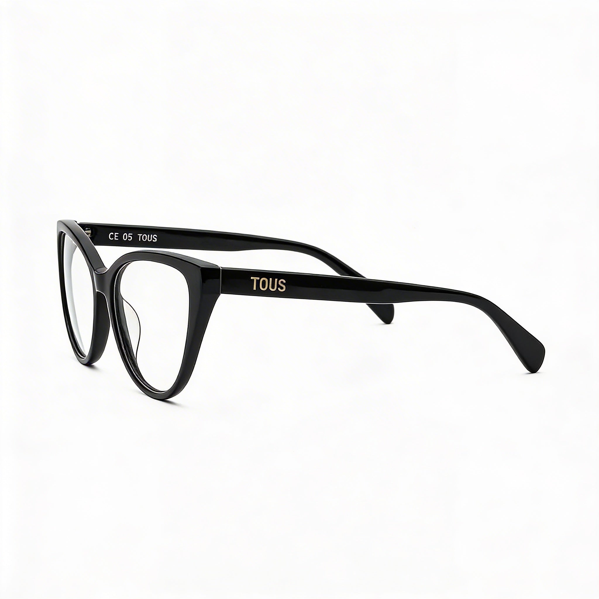 Montura de gafas TOUS Butterfly para mujer, de acetato de celulosa negro, 54 mm, Photo 3