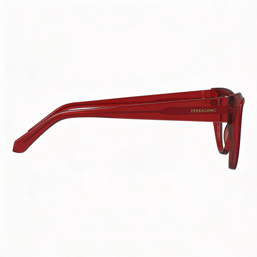 Salvatore Ferragamo Sf2984 Men’s Transparent Red Metal Polarized Sunglasses 53mm Lens Width