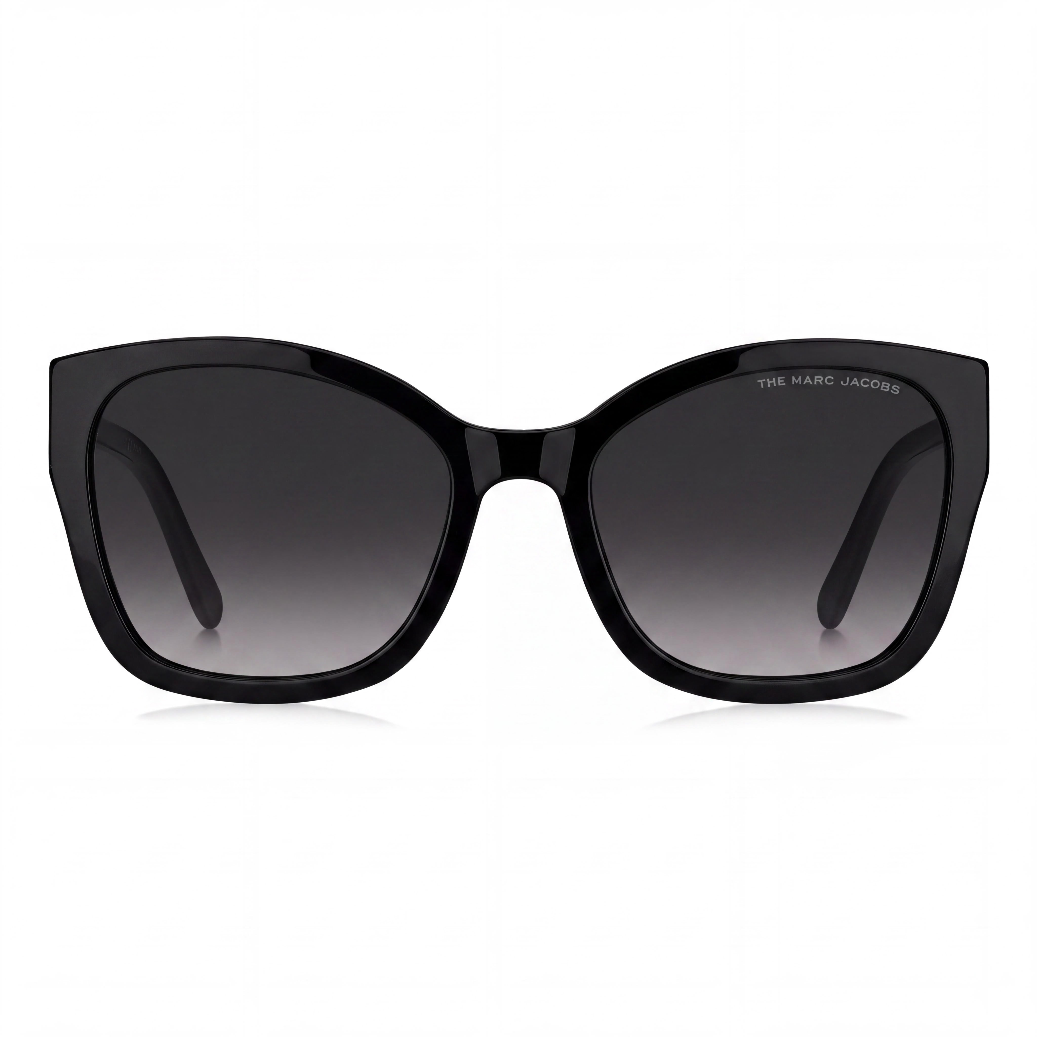 Marc Jacobs Marc 626/S Women's Black Plastic Dark Grey Shaded Non-Polarized 100% UV Protection Sunglasses 56mm, Photo 2