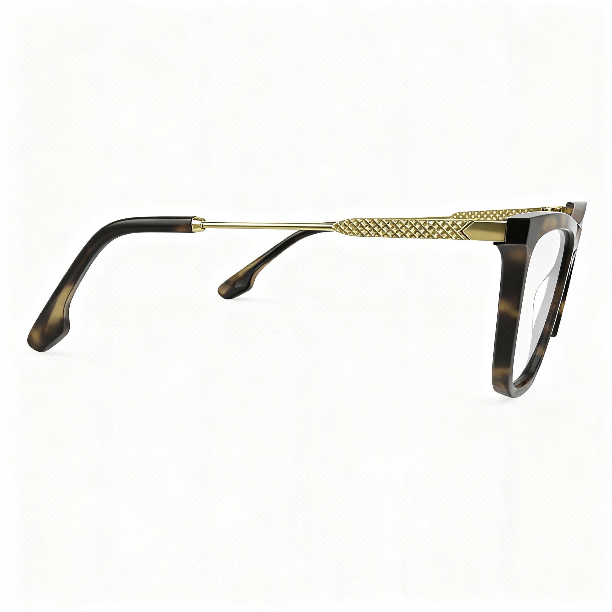 Victoria Beckham Modern VB2663 Women’s Acetate Frame Non-polarised Eyewear, Striped Khaki Havana, 54mm