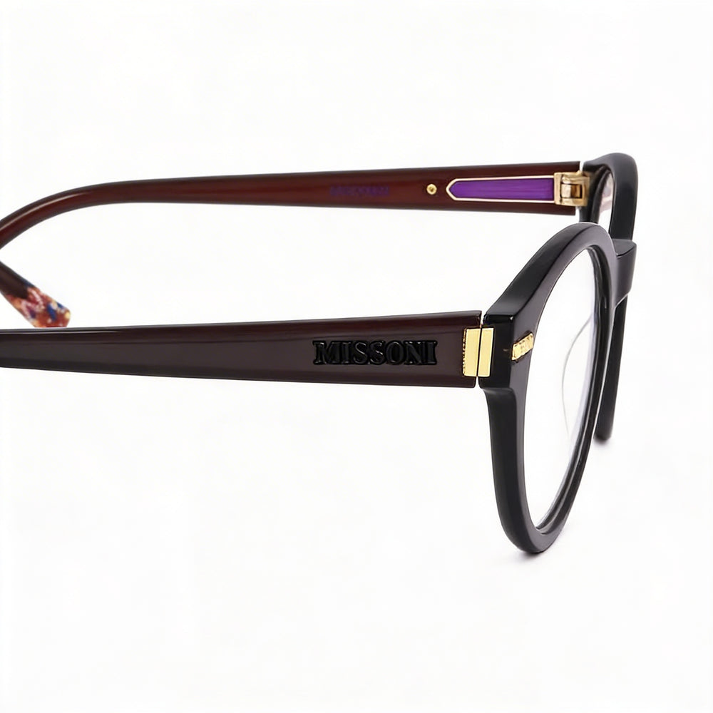 Gafas de vista Missoni Mis 0050 para mujer, modernas, de acetato gris, 48-20-145