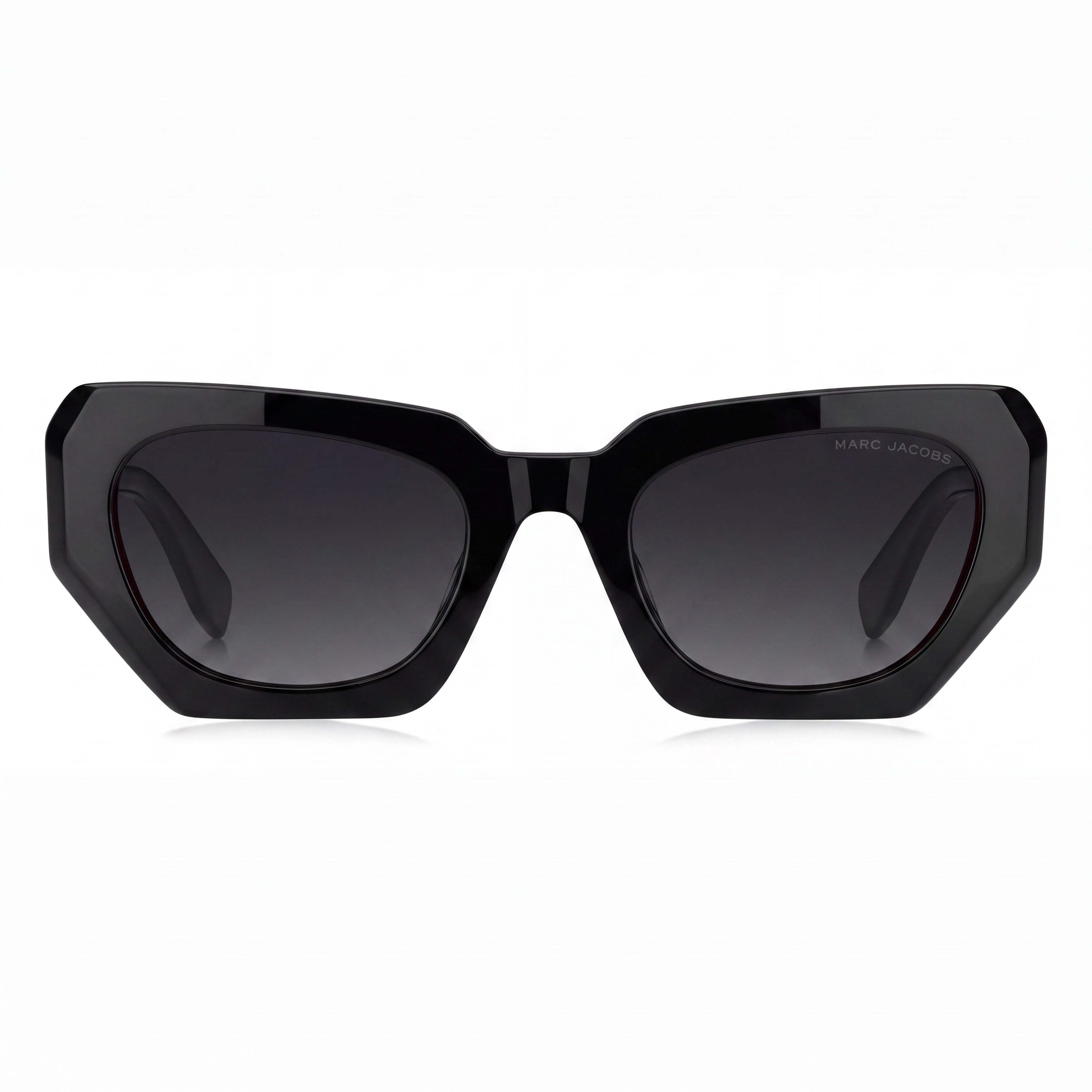 Marc Jacobs Modern Women's Polarized Acetate White Black Frame Dark Grey Shaded Lens Sunglasses 50mm, Photo 2