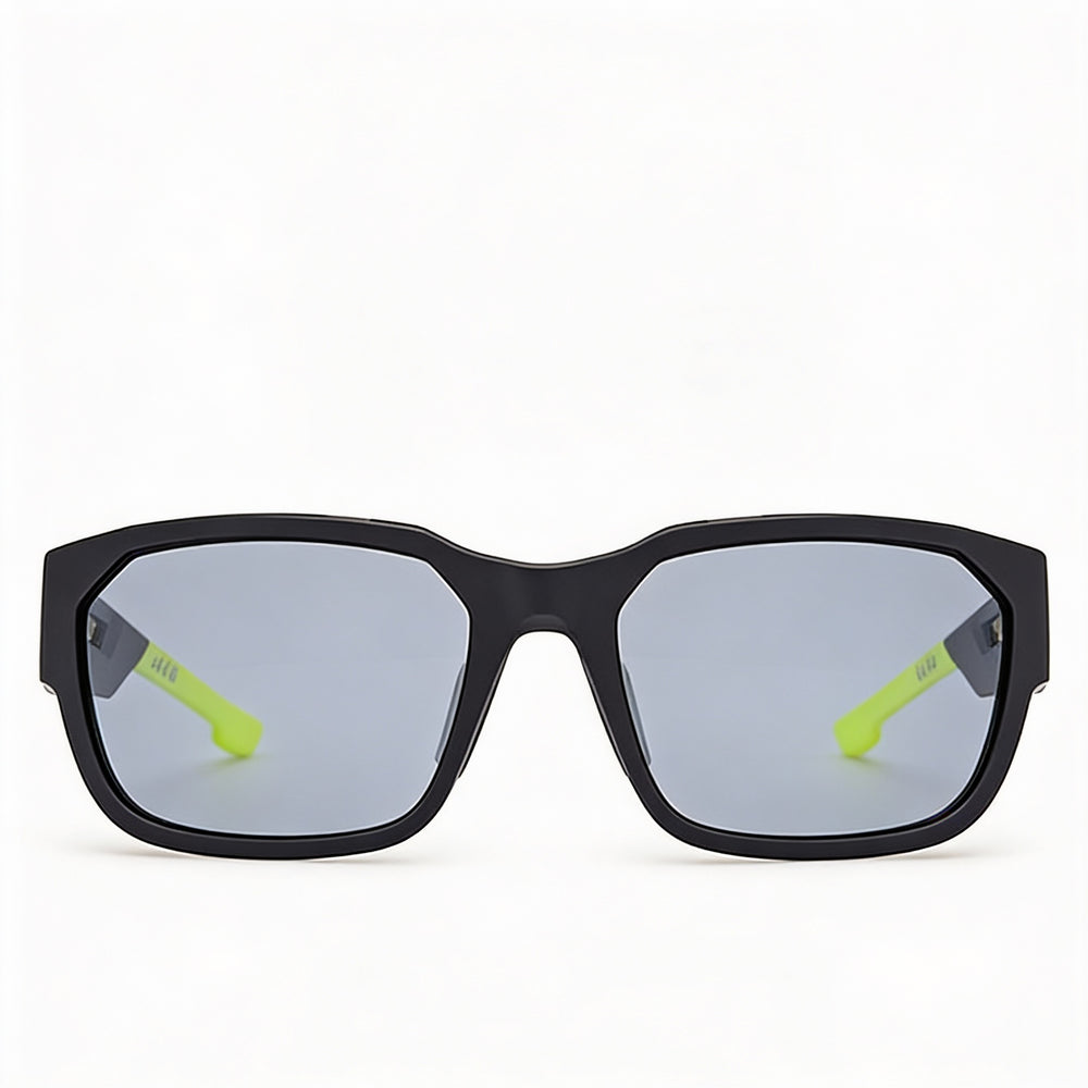 Gafas de sol adidas Modern para hombre con montura inyectada, lentes de espejo ahumadas negras opacas, protección UV 400, ancho de lente de 58 mm