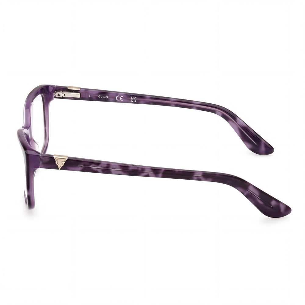 Gafas GUESS Gu2948-n para hombre, de plástico brillante violeta a rayas, 53mm
