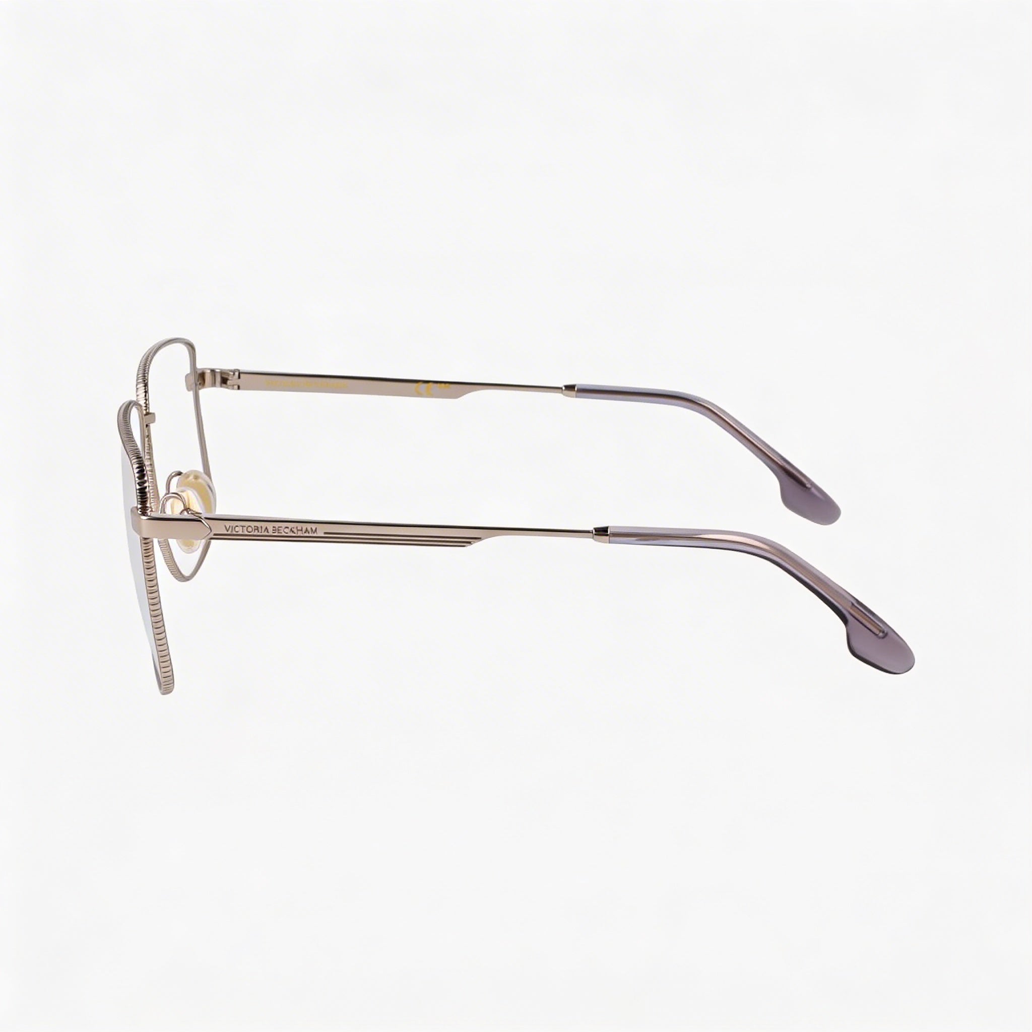 Victoria Beckham Vb2136 Silver Optical Eyeglasses Frames for Women with Lens Width 56mm, Bridge Width 15mm, Temple Length 140mm, Photo 3