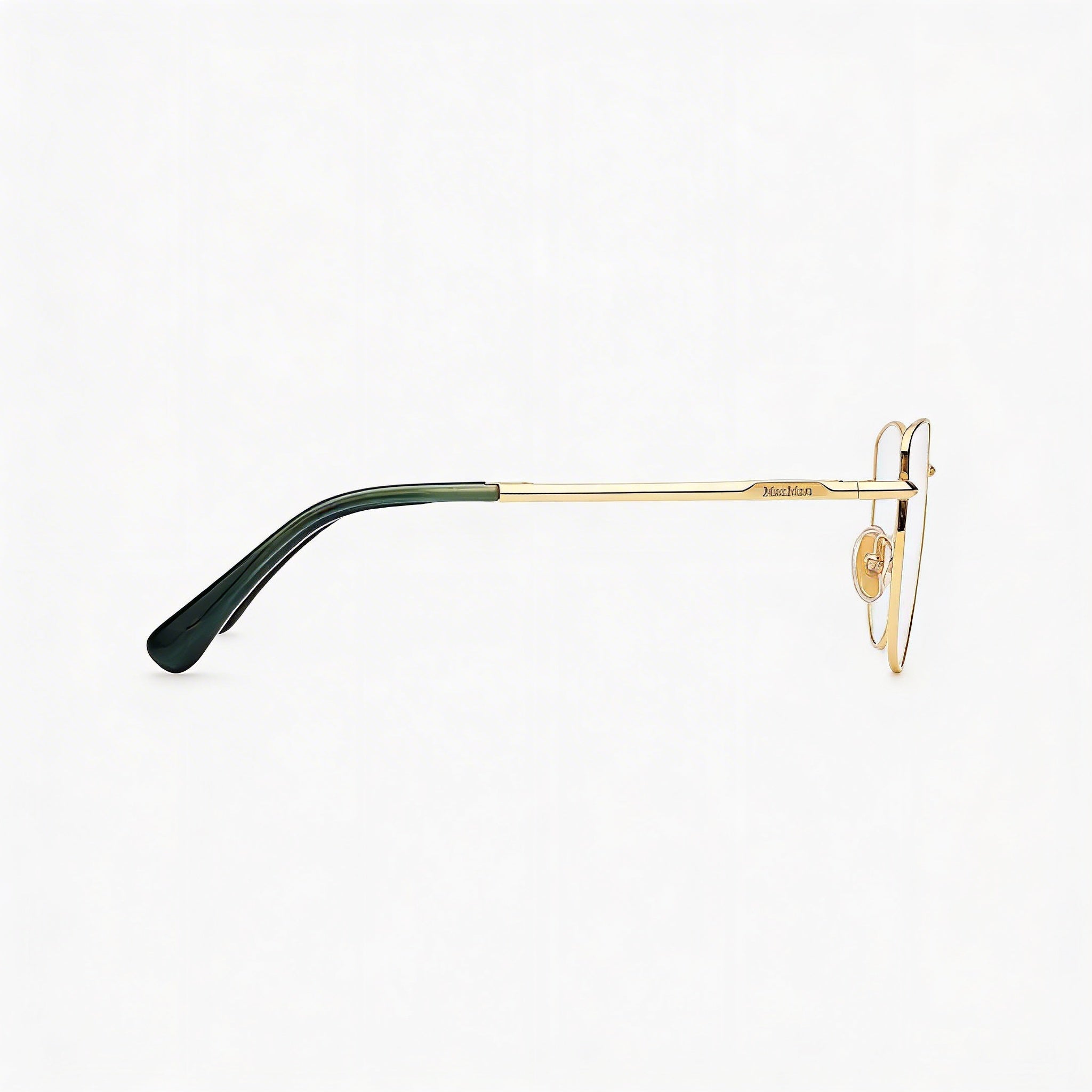 Gafas MaxMara MM5153 para mujer con montura metálica dorada brillante y lentes de policarbonato (ancho de lente de 55 mm), Photo 3