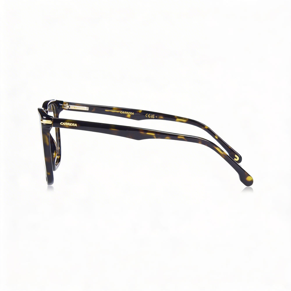Gafas Carrera 309 para hombre, estilo casual, montura de acetato color Habana con lentes de plástico, lentes de 54 mm, puente de 18 mm, patillas de 145 mm
