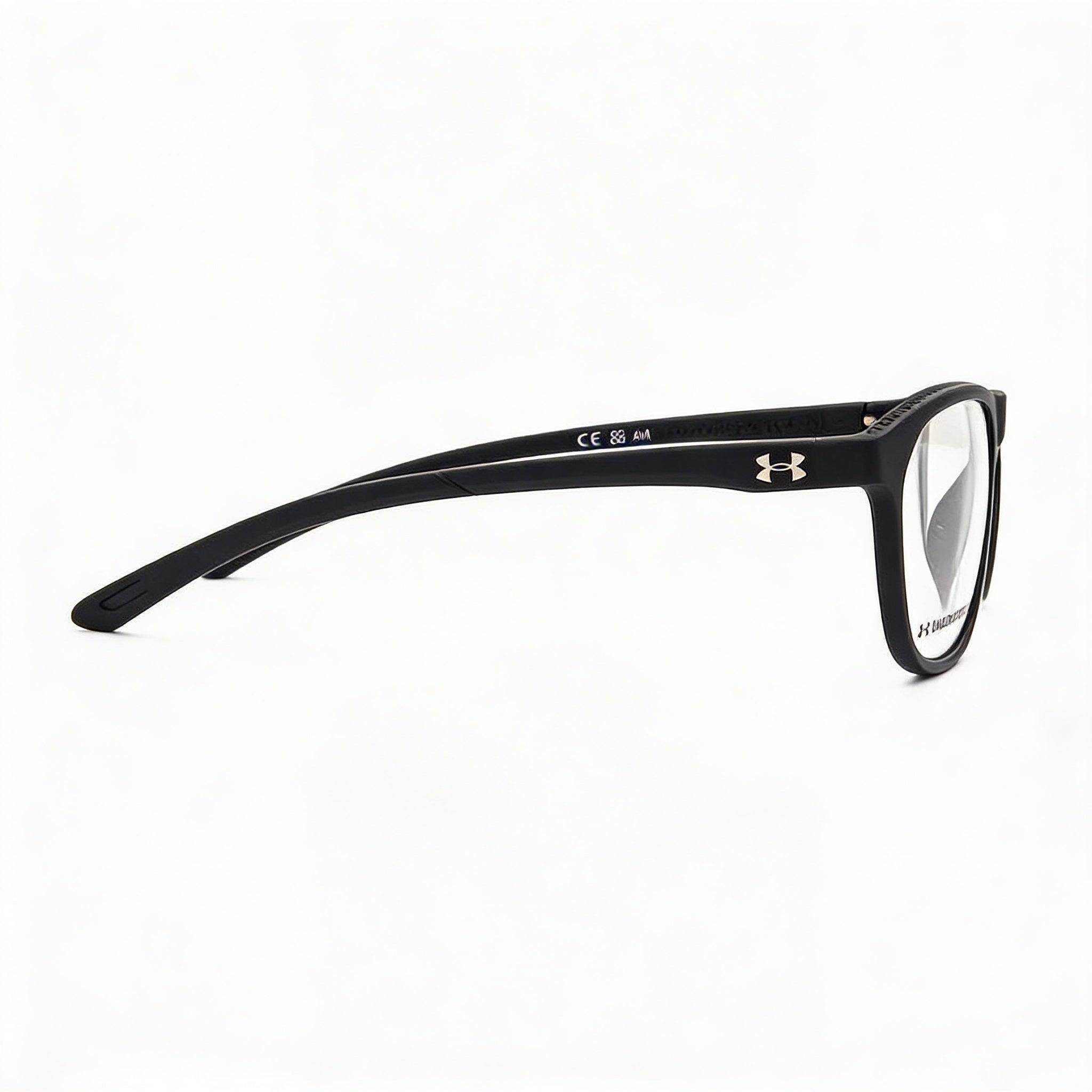 Under Armour UA 5030 Rectangle Eyeglasses, Unisex Polyamide Frame, Matt Black, Size 55-16-135, Photo 3