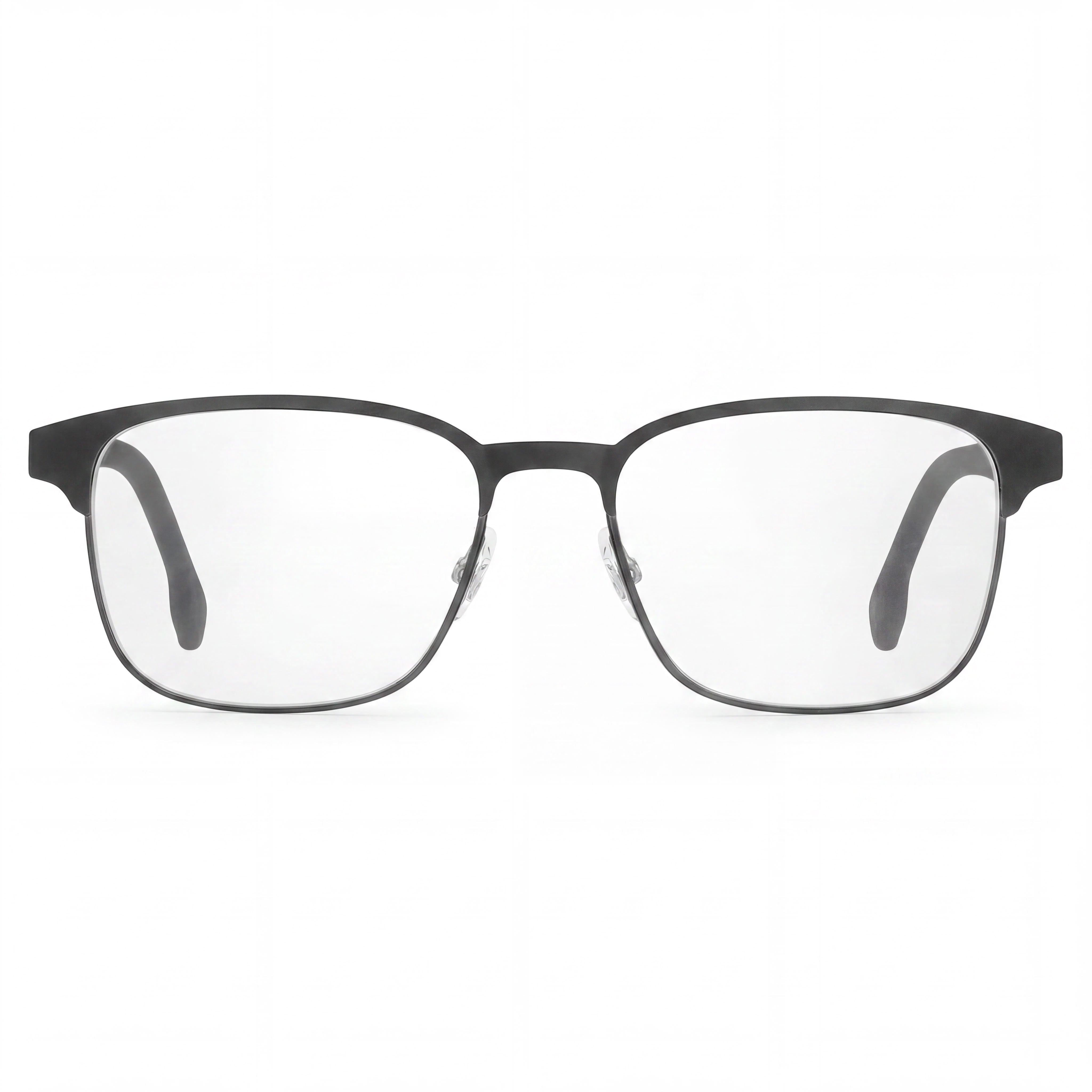 Carrera 138/V Gafas Ópticas Rectangulares Delgadas de Metal Negro Mate Unisex con Barra Frontal 54mm, Photo 2