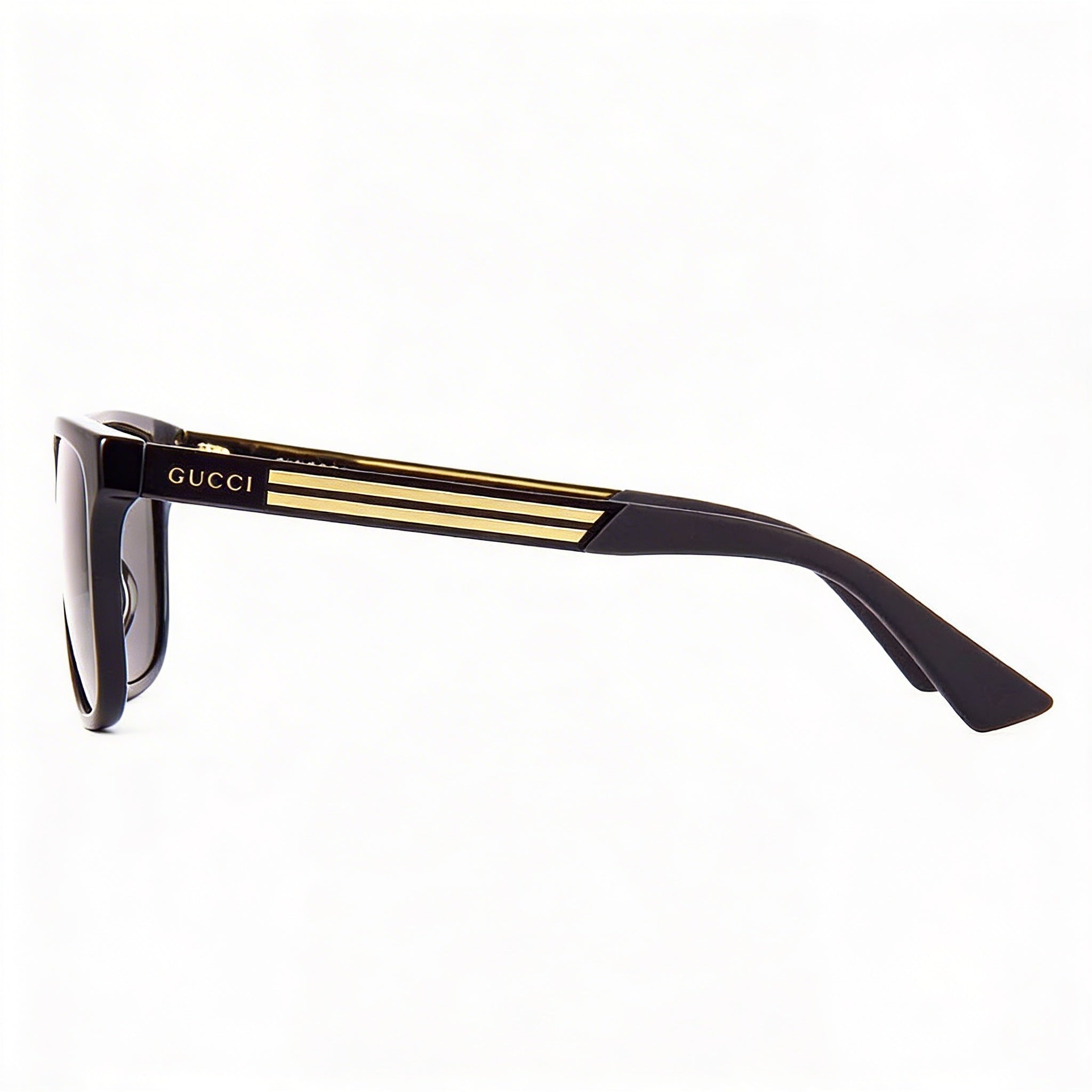 Gucci GG0687S Gucci Logo Black Frame Dark Grey Polarized UV Sunglasses 57mm, Photo 3