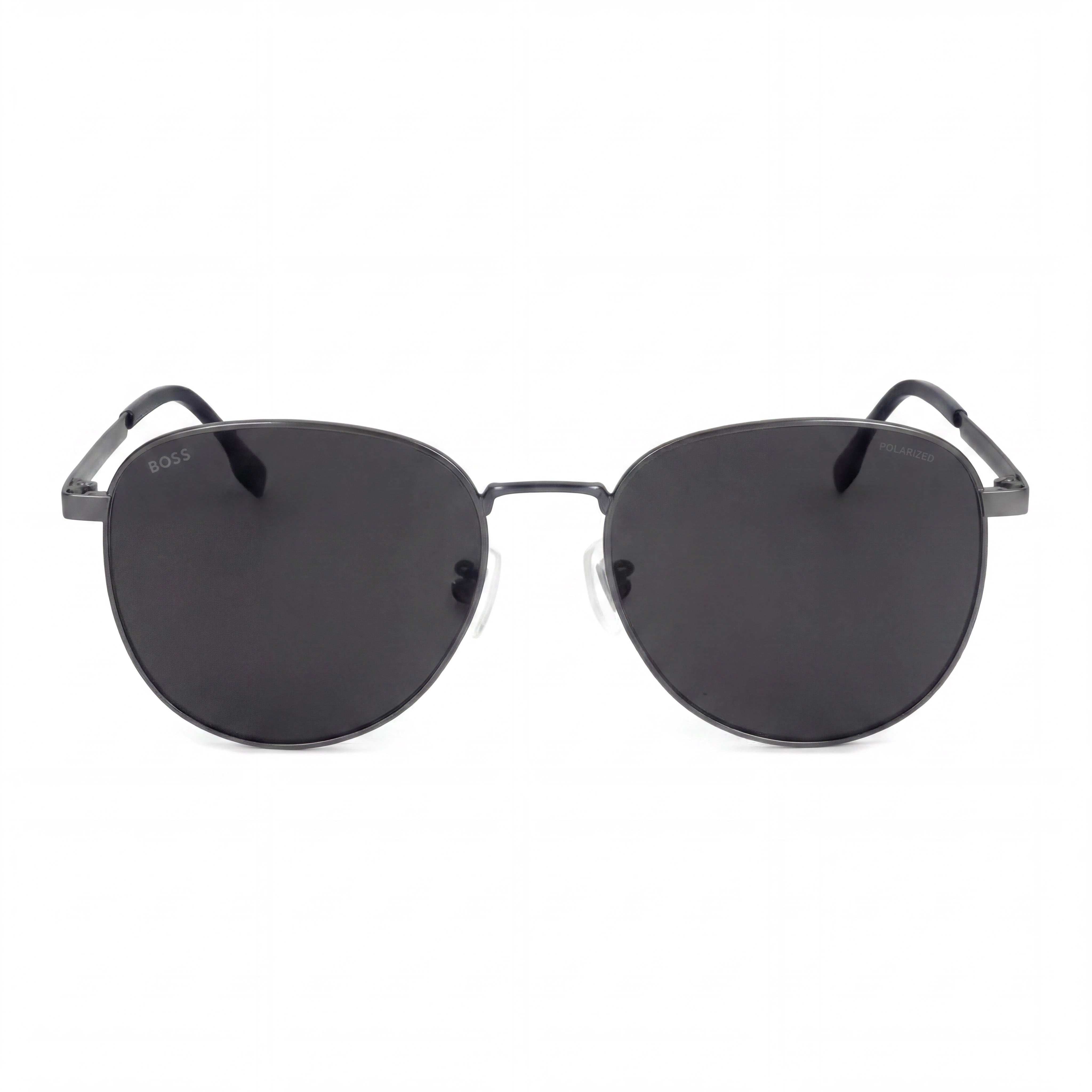Hugo Boss Boss 1536/f/s Men's Casual Style Stainless Steel Matte Dark Ruthenium UV Sunglasses 57mm, Photo 2